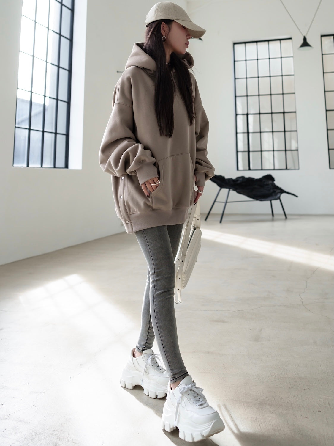 MODEL:159cm <br>着用サイズ:0