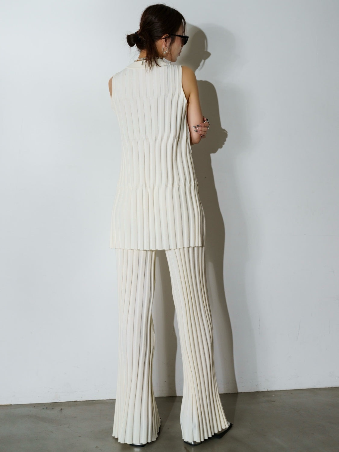 Multi ボーダー KNIT Set-up