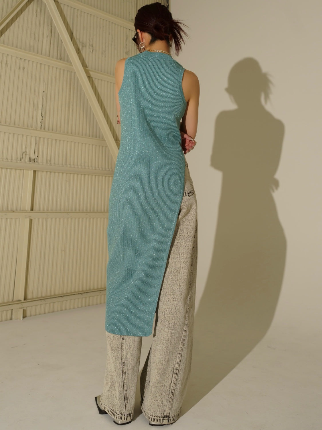 ダイアゴナル シーム ワイド DENIM