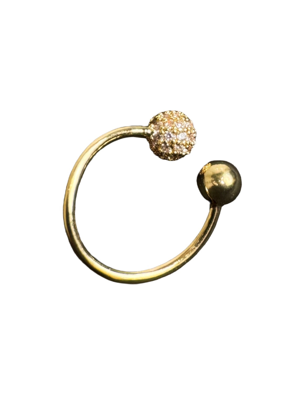 Twin ボール パヴェストーン Ring