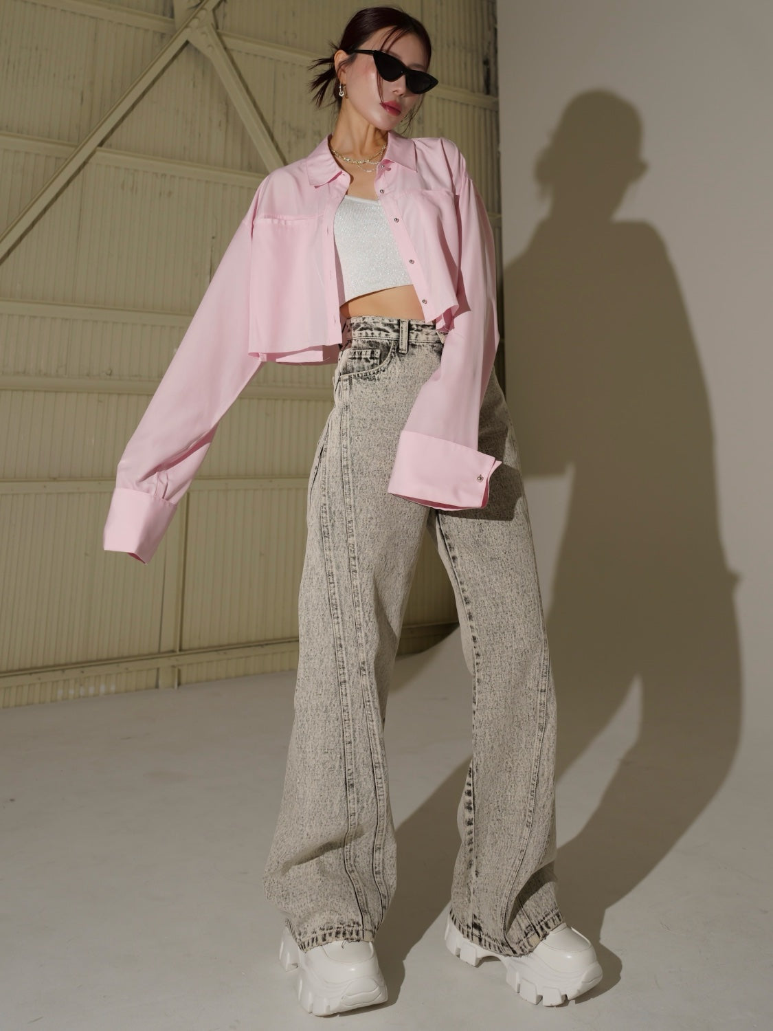 ダイアゴナル シーム ワイド DENIM