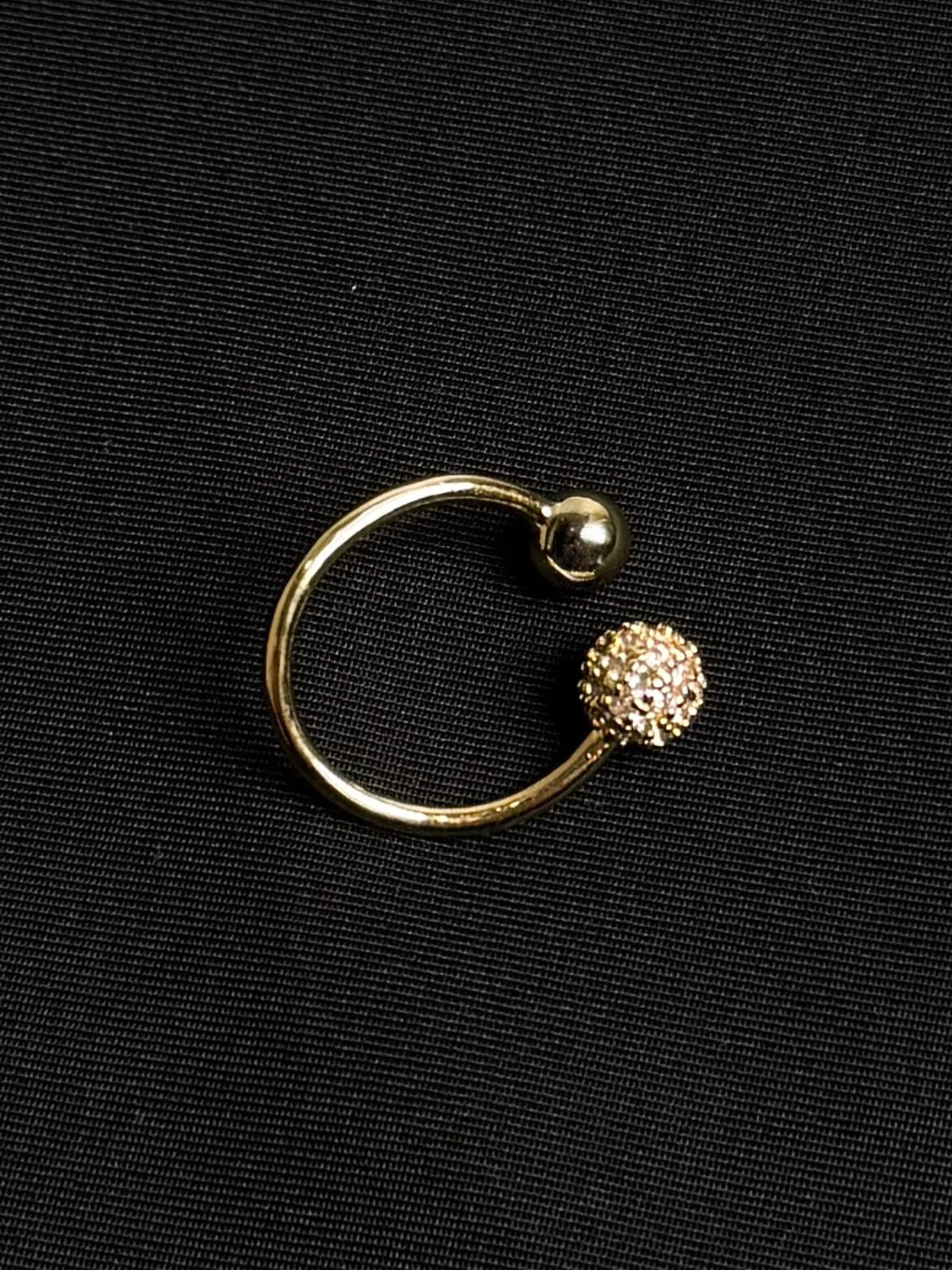 Twin ボール パヴェストーン Ring