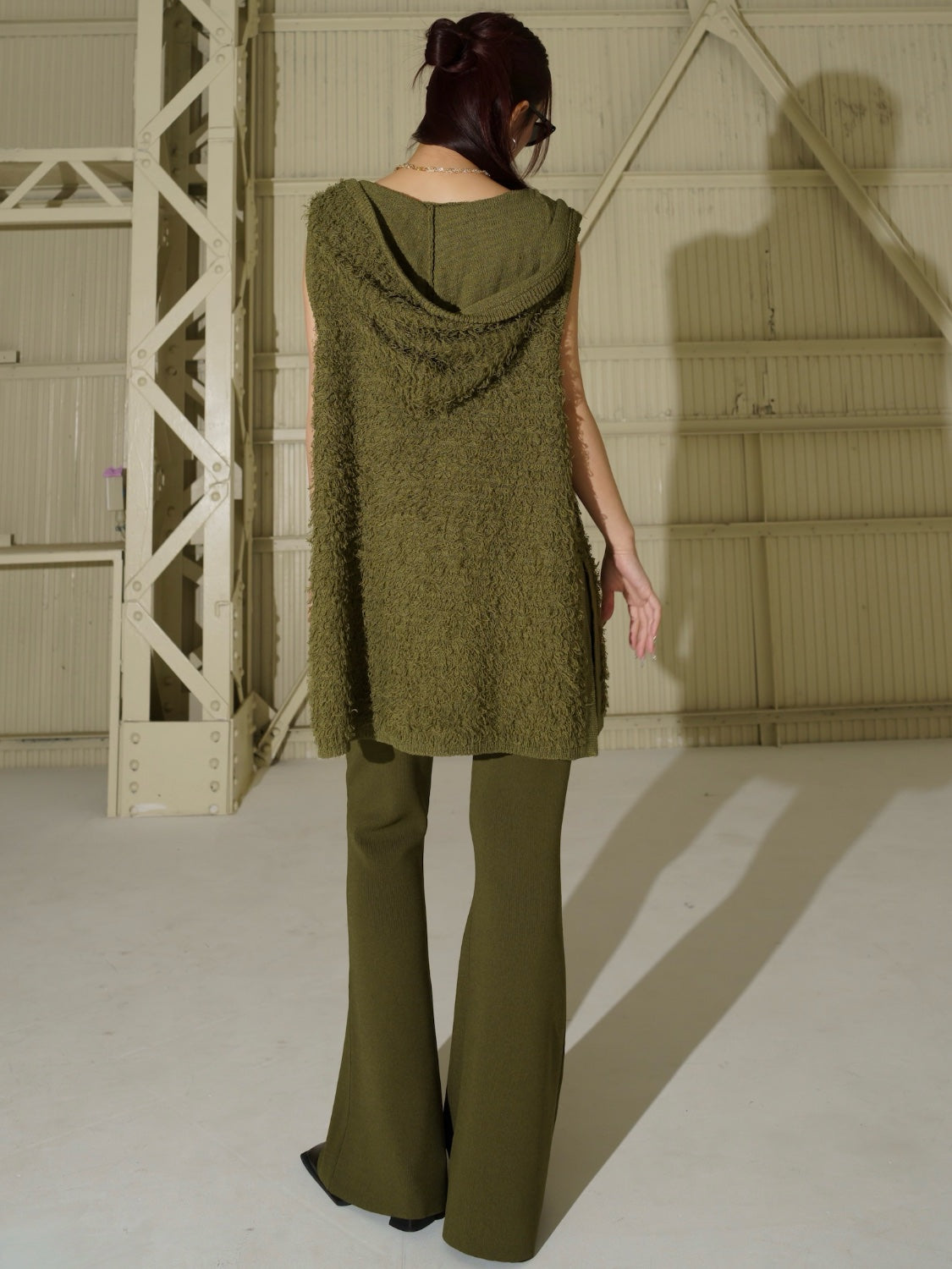 3ピース フーディ- KNIT セットアップ