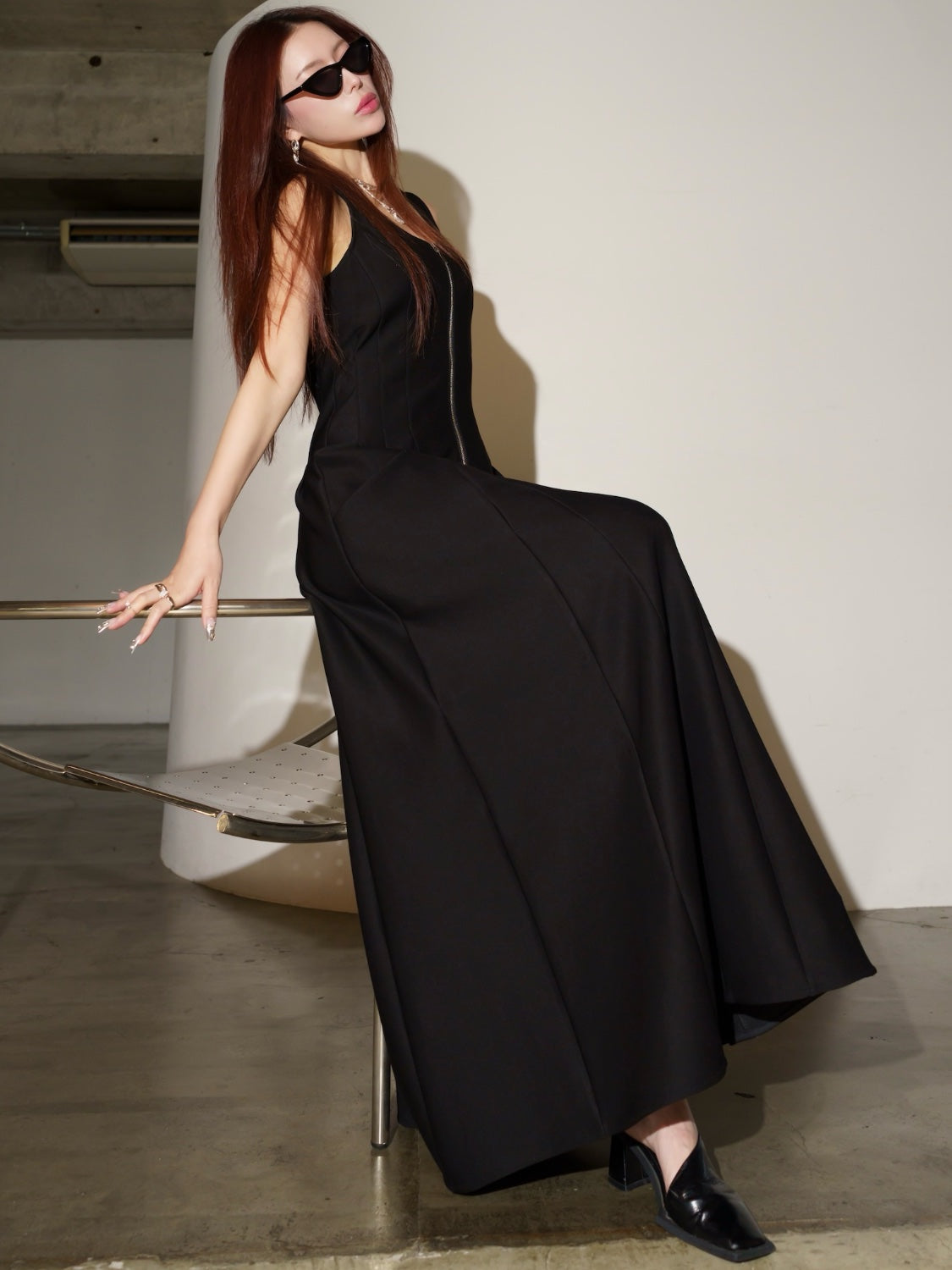 COLOR:ブラック<br>MODEL:159cm