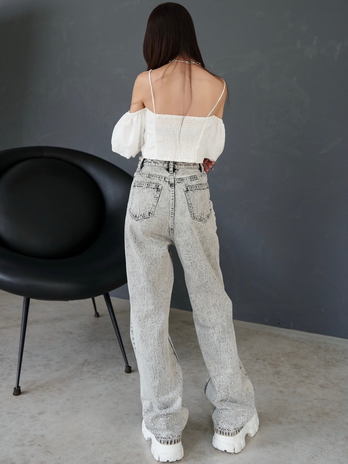 グラデストーン ストレート DENIM