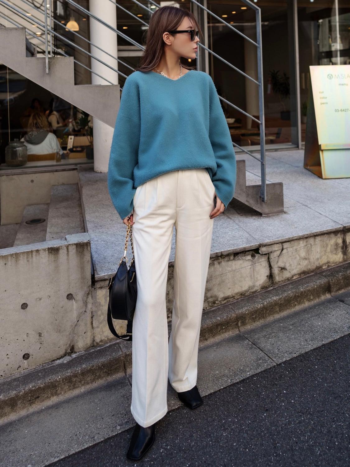ウール Knit プルオーバー