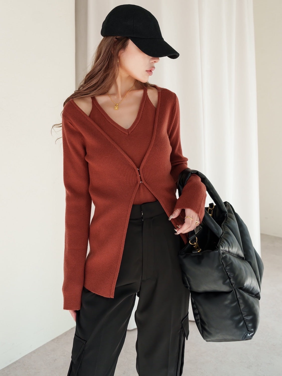 アンサンブル Knit トップス