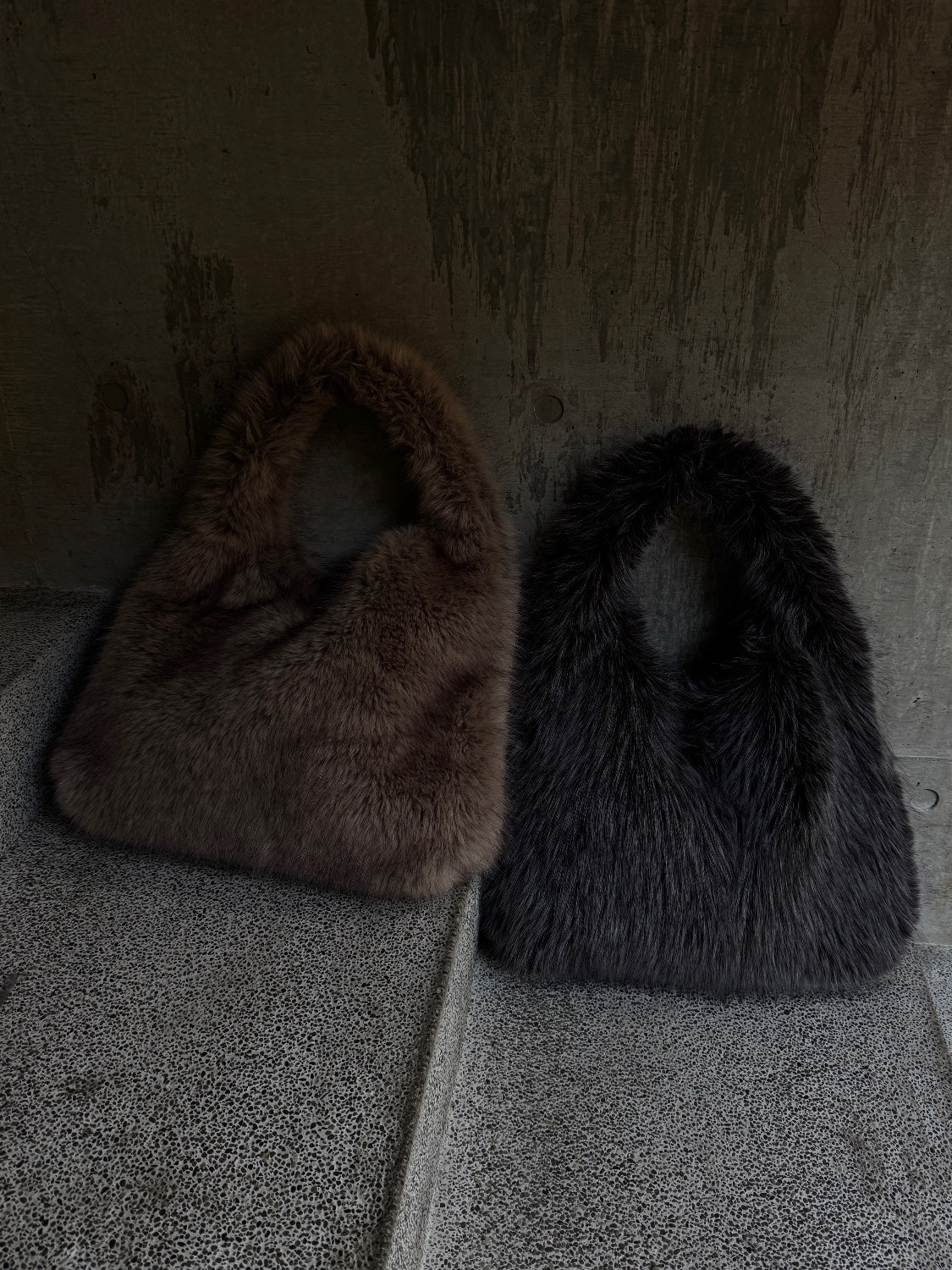 グラデーション Fur トートバッグ