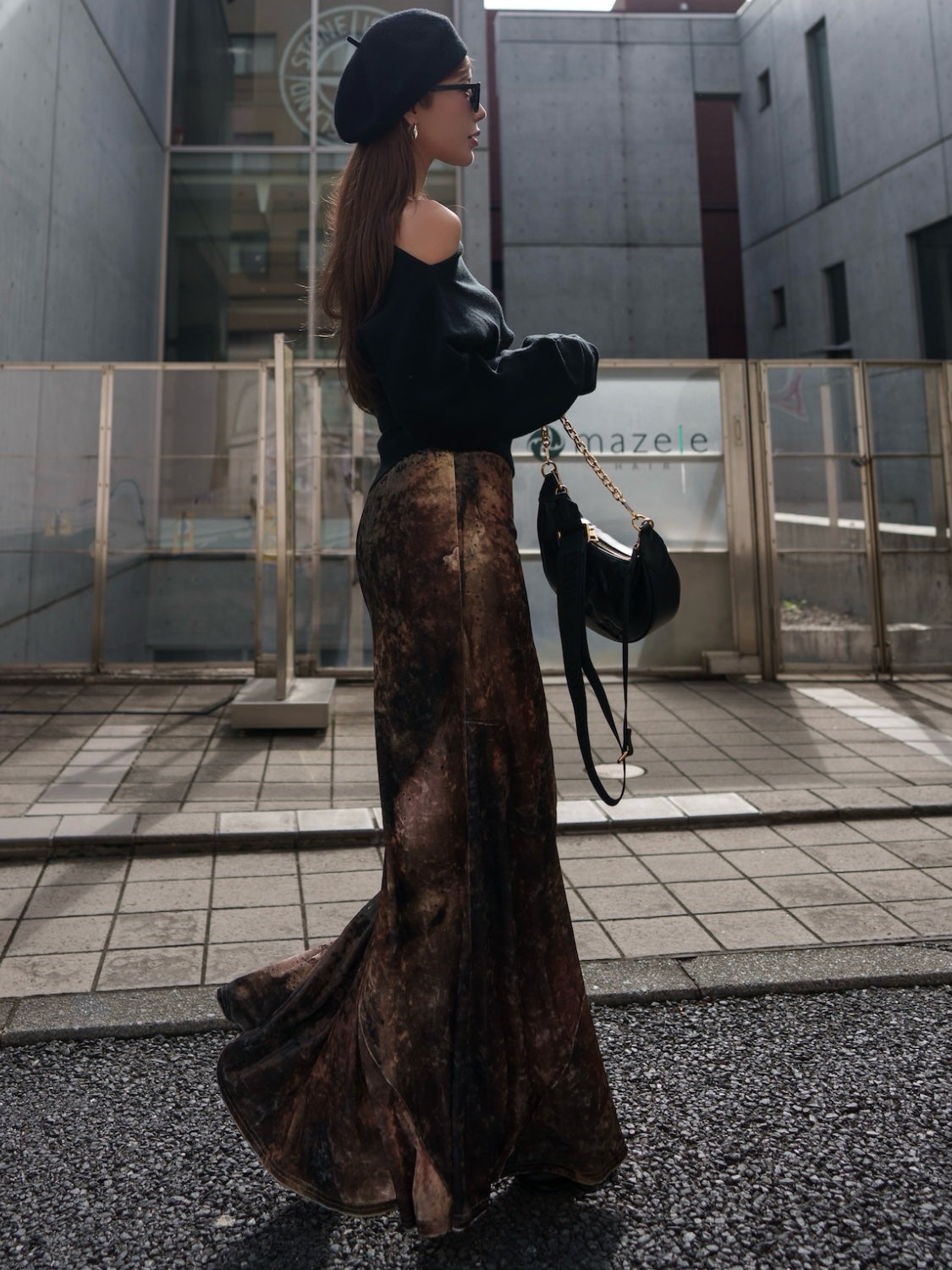 MODEL:159cm<br>COLOR:ブラウン