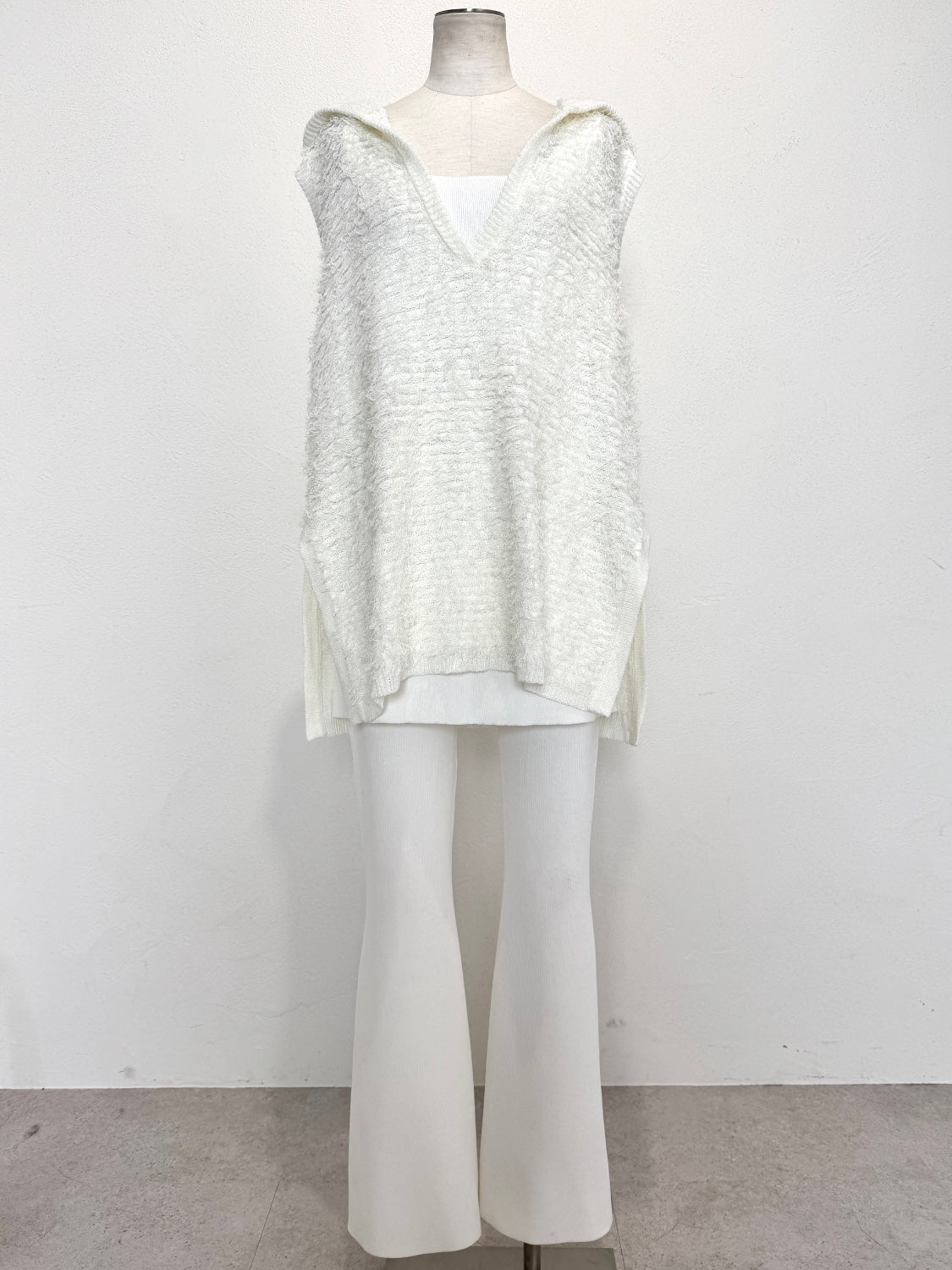 3ピース フーディ- KNIT セットアップ