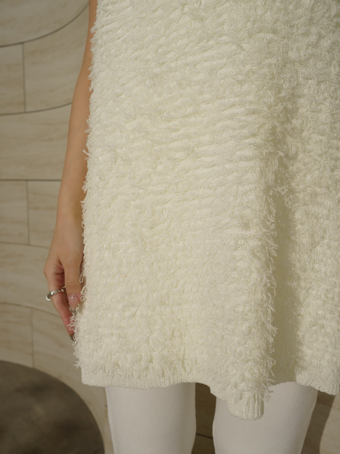 3ピース フーディ- KNIT セットアップ