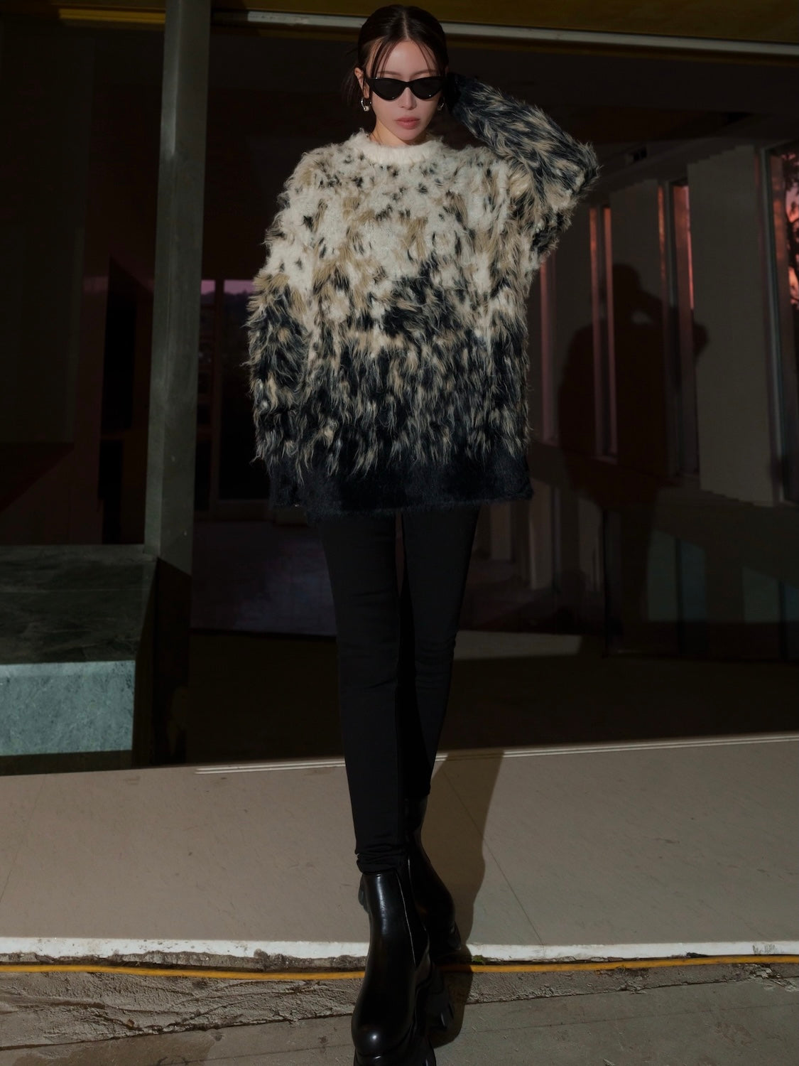 Black ストレッチ スキニー