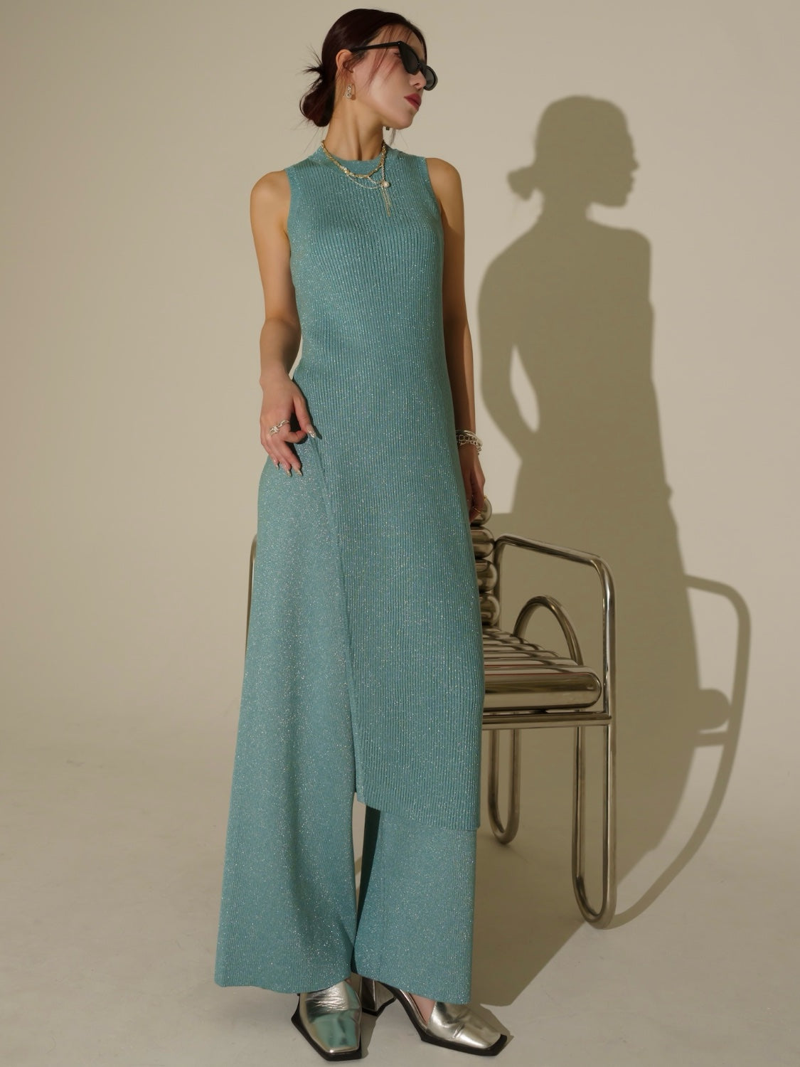 COLOR:ブルー<br>MODEL:159cm