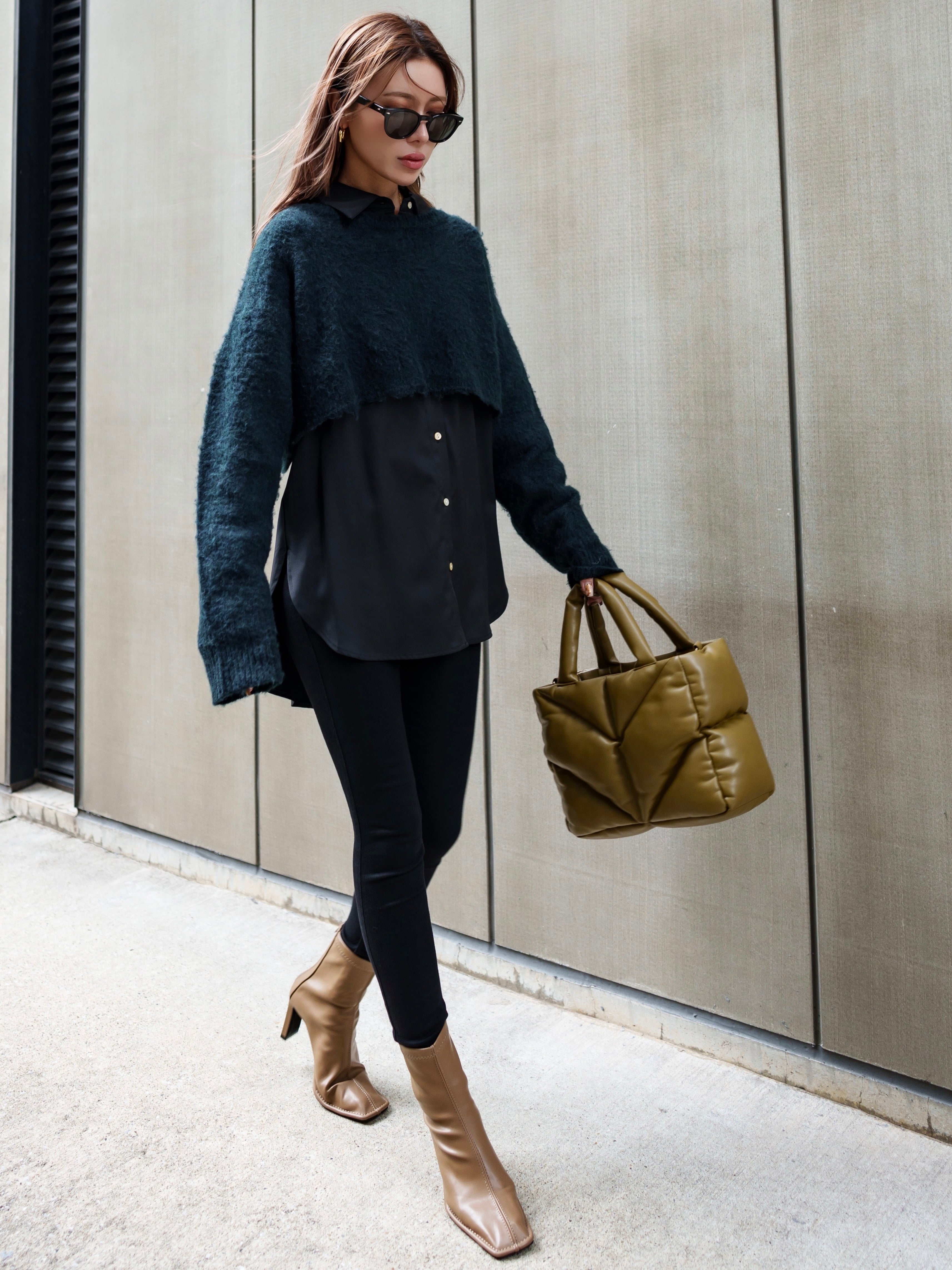 Small Quilted Leather Handbag