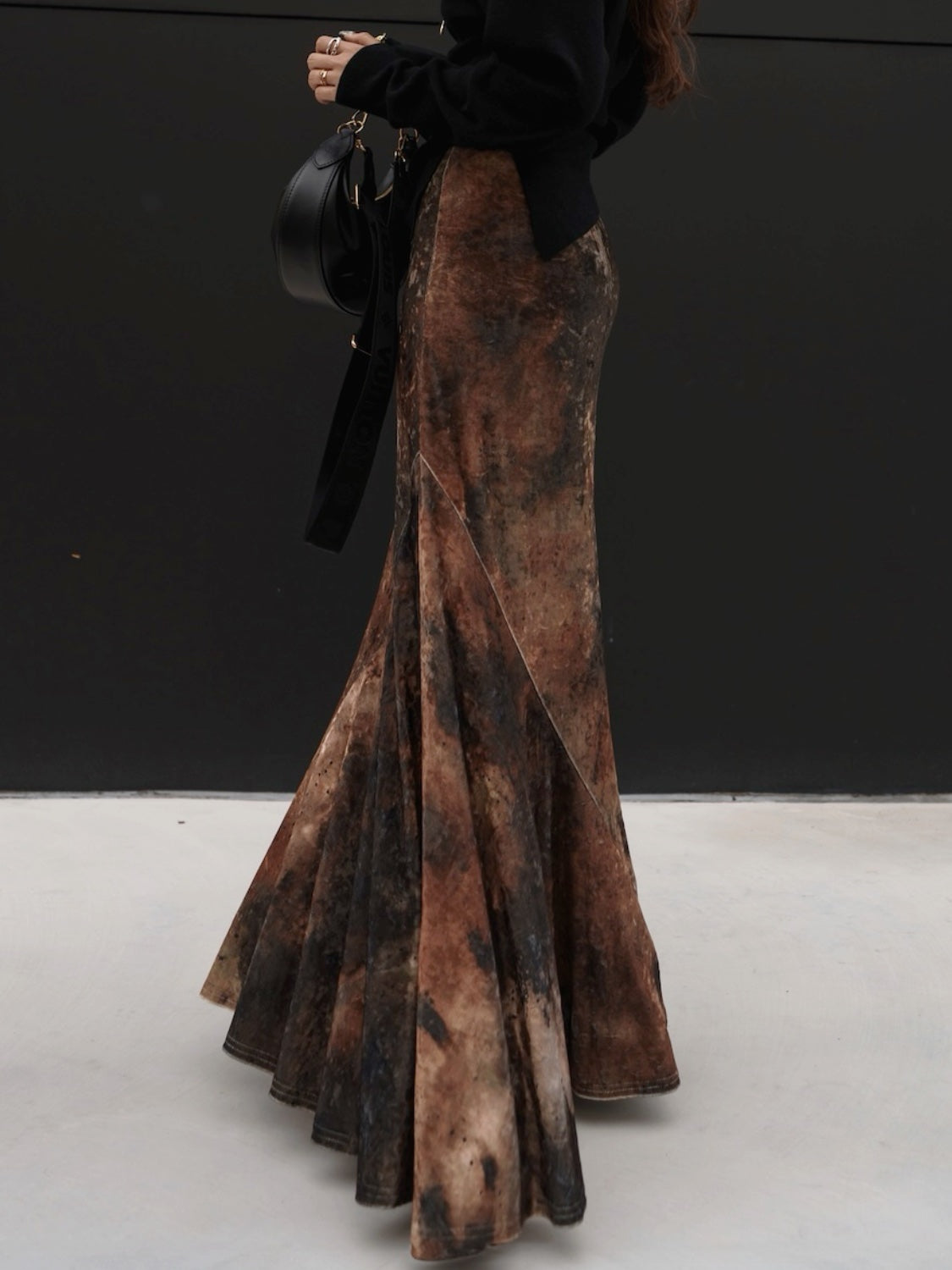 Crash velour マーメイド スカート