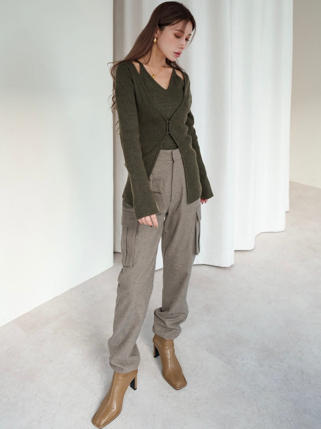 アンサンブル Knit トップス