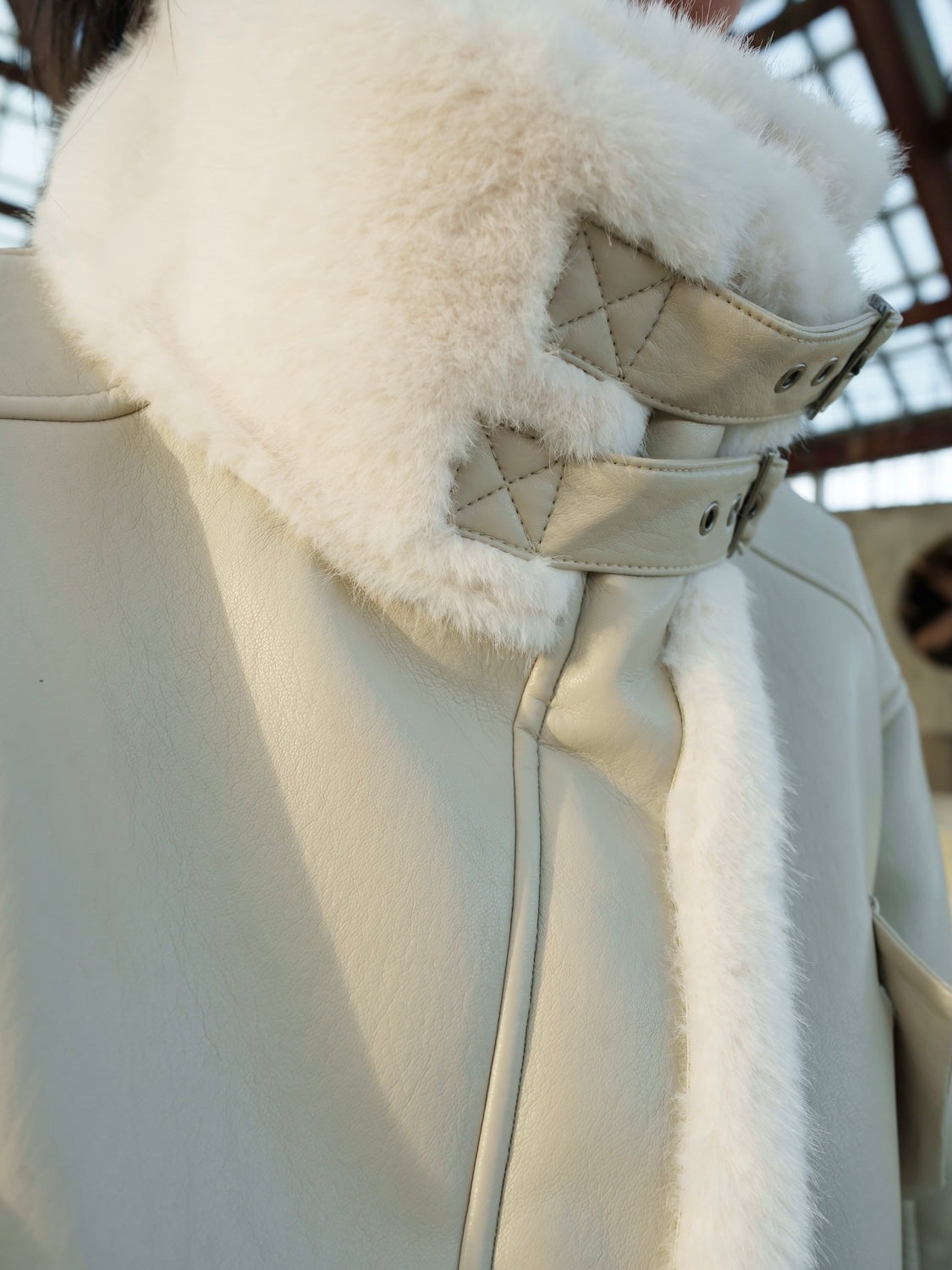 リバーシブル ボンディング Furジャケット