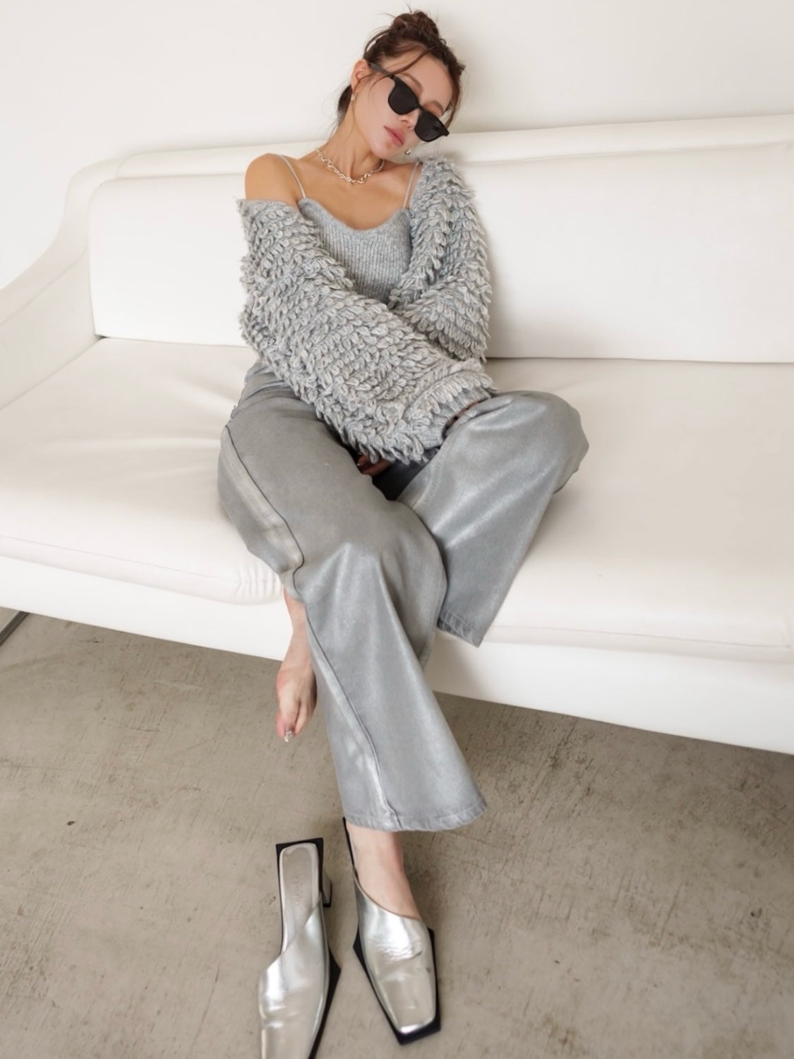 Loop Knit Bolero & Camisole Set