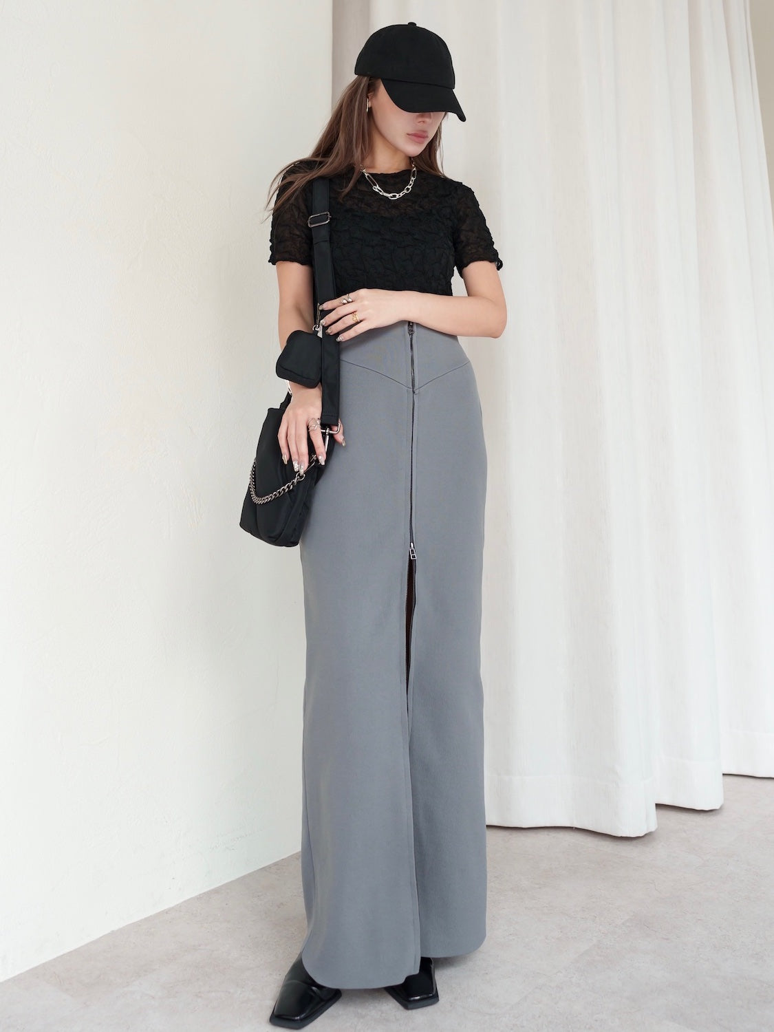 ランダムニット Sheer トップス