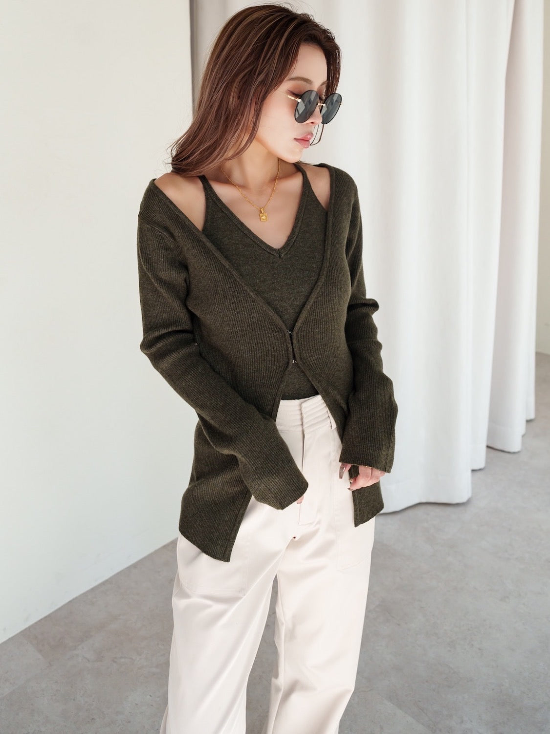 アンサンブル Knit トップス