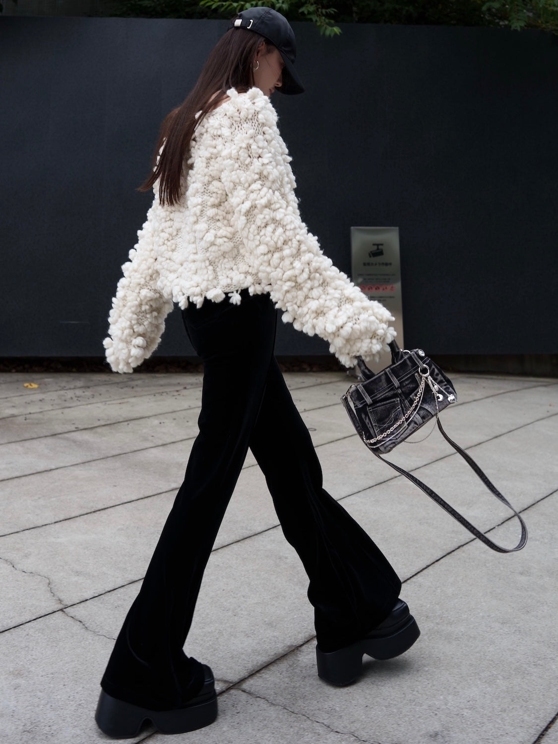 Wool Hand KNIT プルオーバー