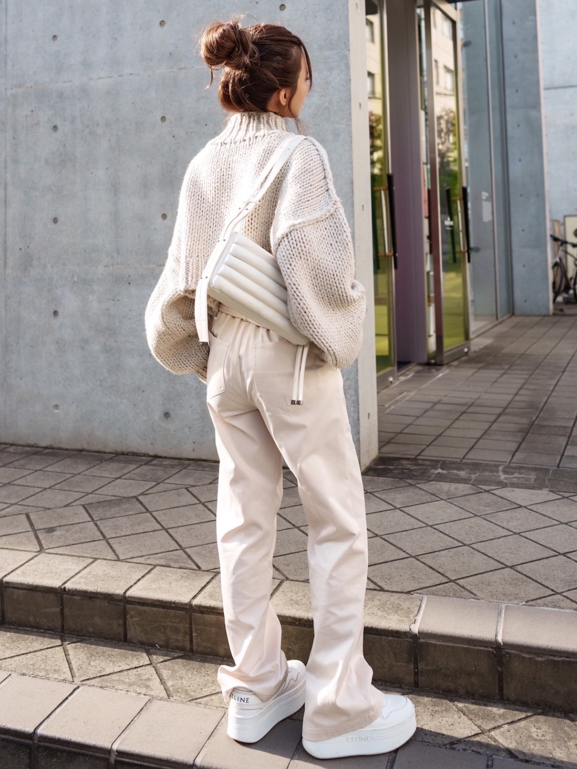 MODEL:159cm<br>COLOR:ライトグレー