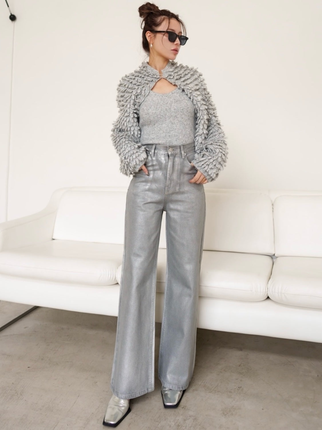 Loop Knit Bolero & Camisole Set