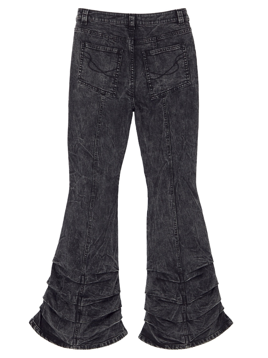 ヘムタック ストレッチ フレア DENIM