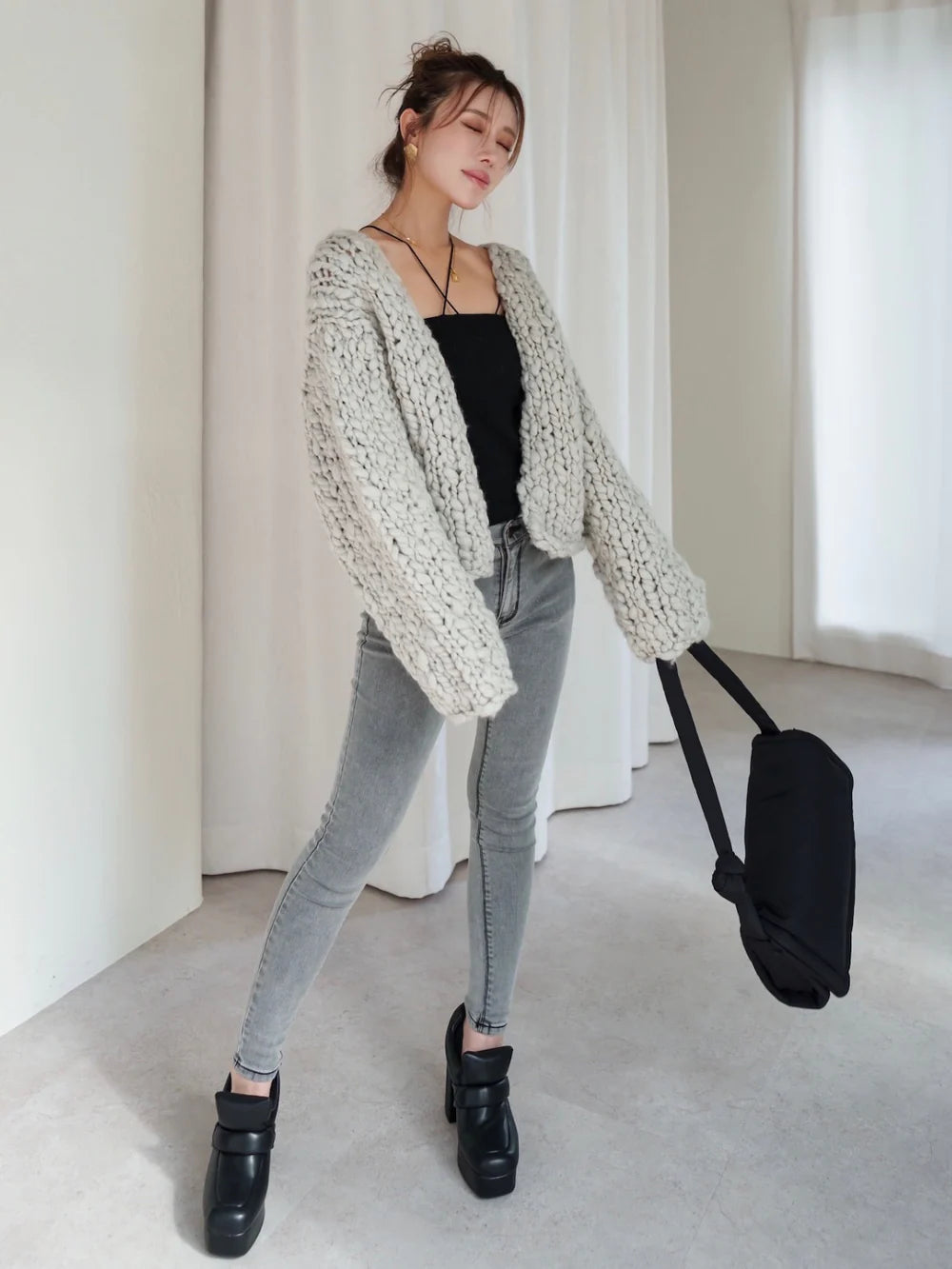 パファー Nylon ショルダーバッグ