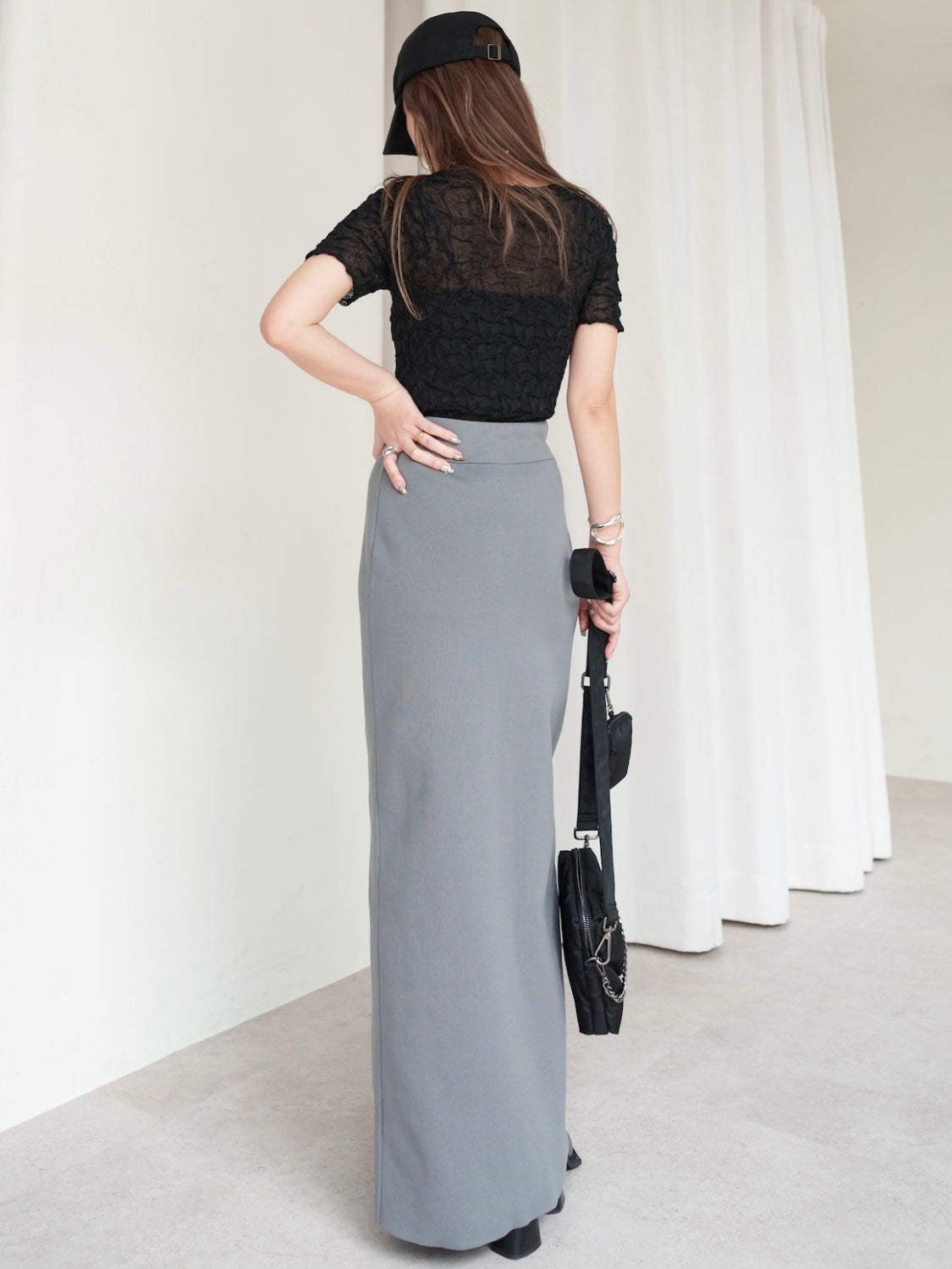 ランダムニット Sheer トップス