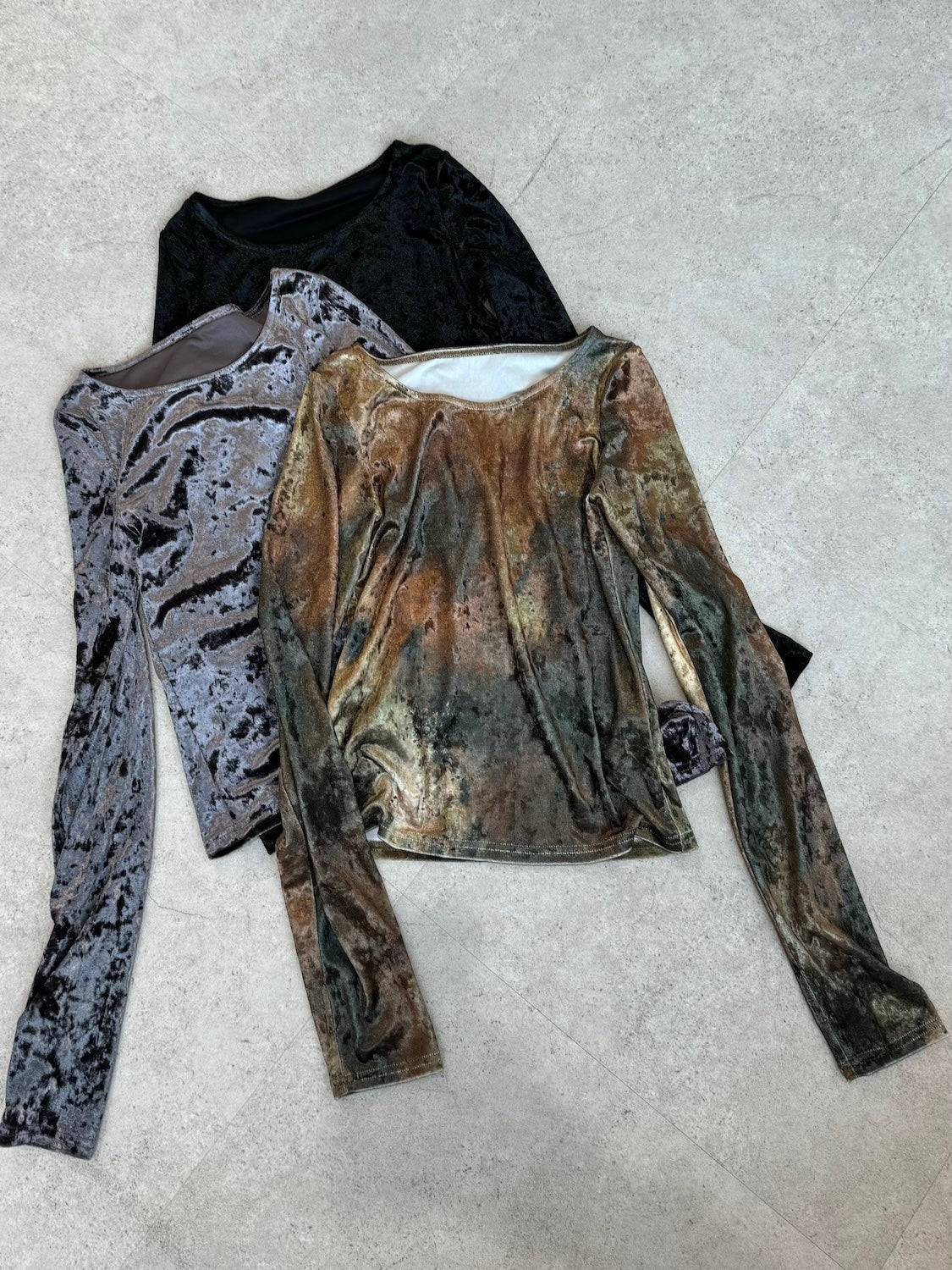 Crash velour ロングスリーブ