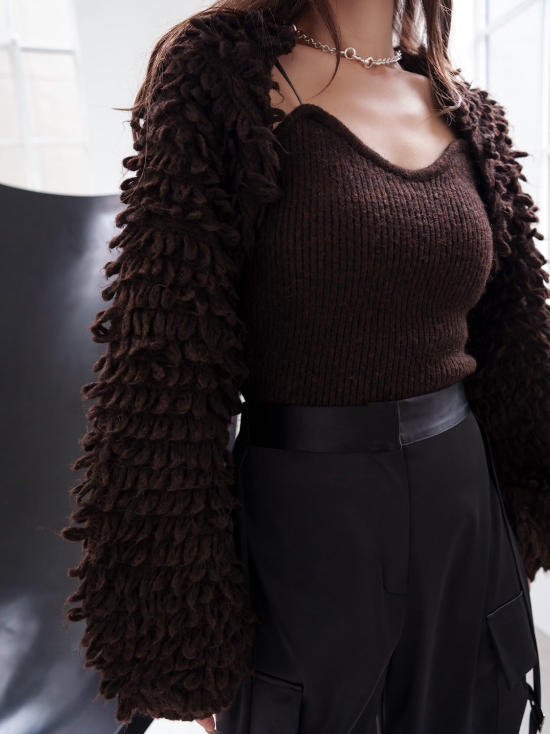 Loop Knit Bolero & Camisole Set