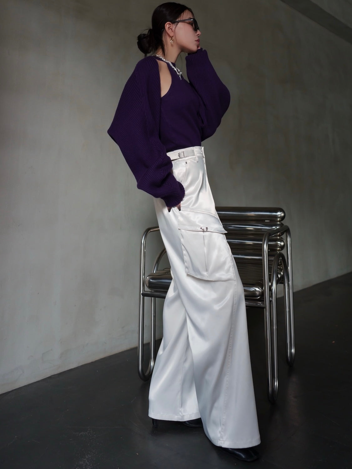 Bolero ドッキング ニット トップス