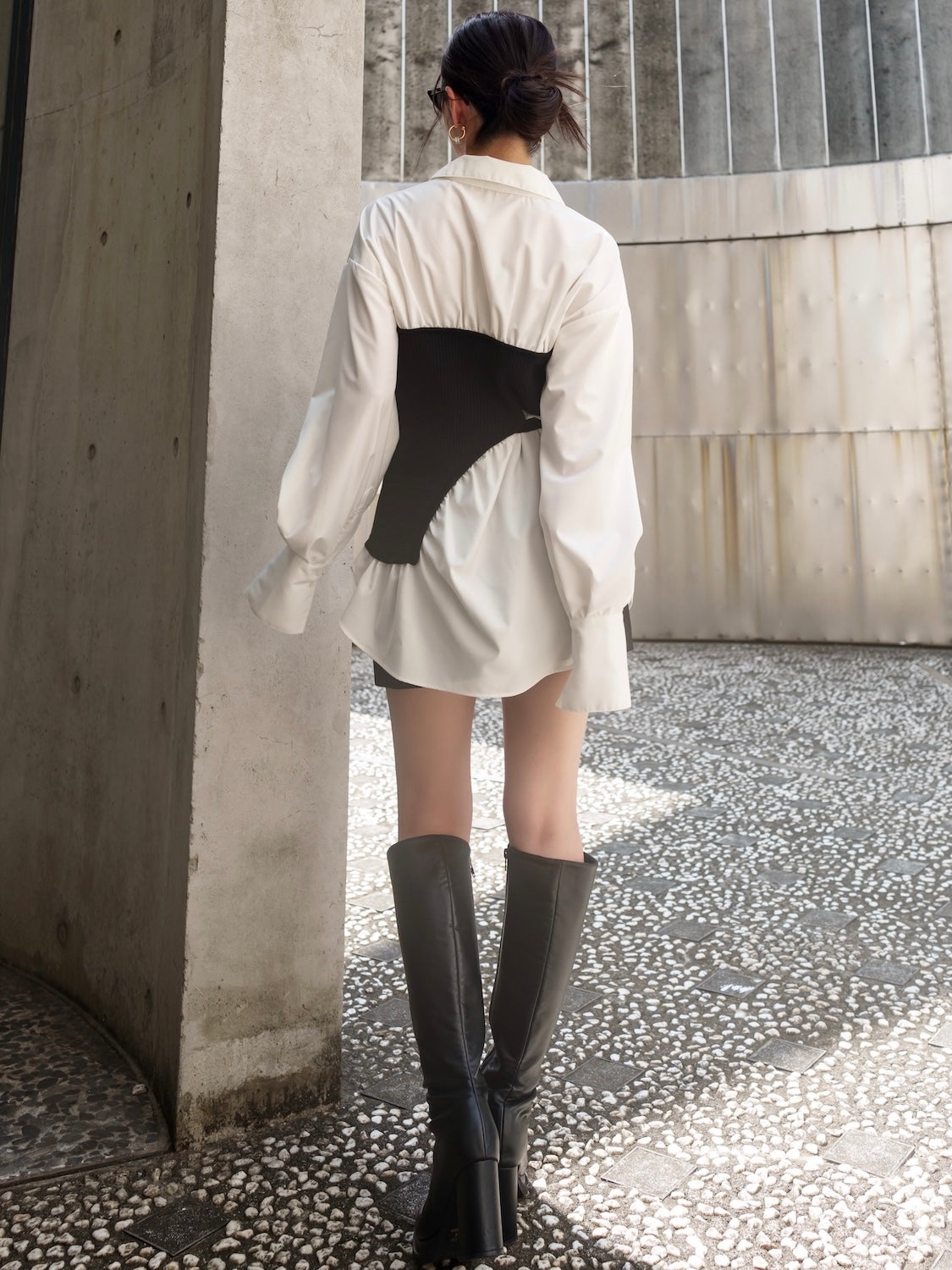 ドッキング KNITビスチェ シャツ