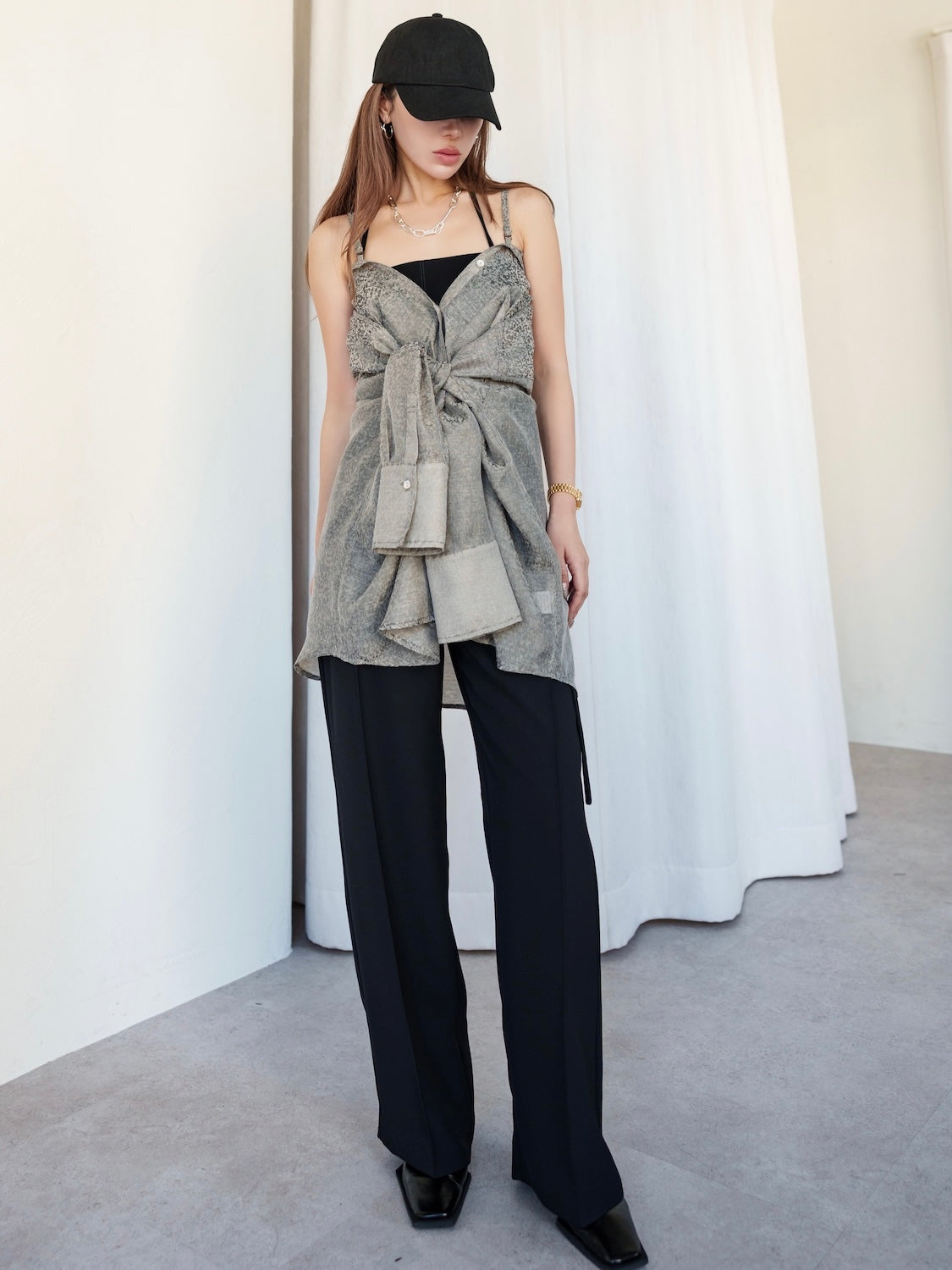 ウエストマーク Wide スラックス