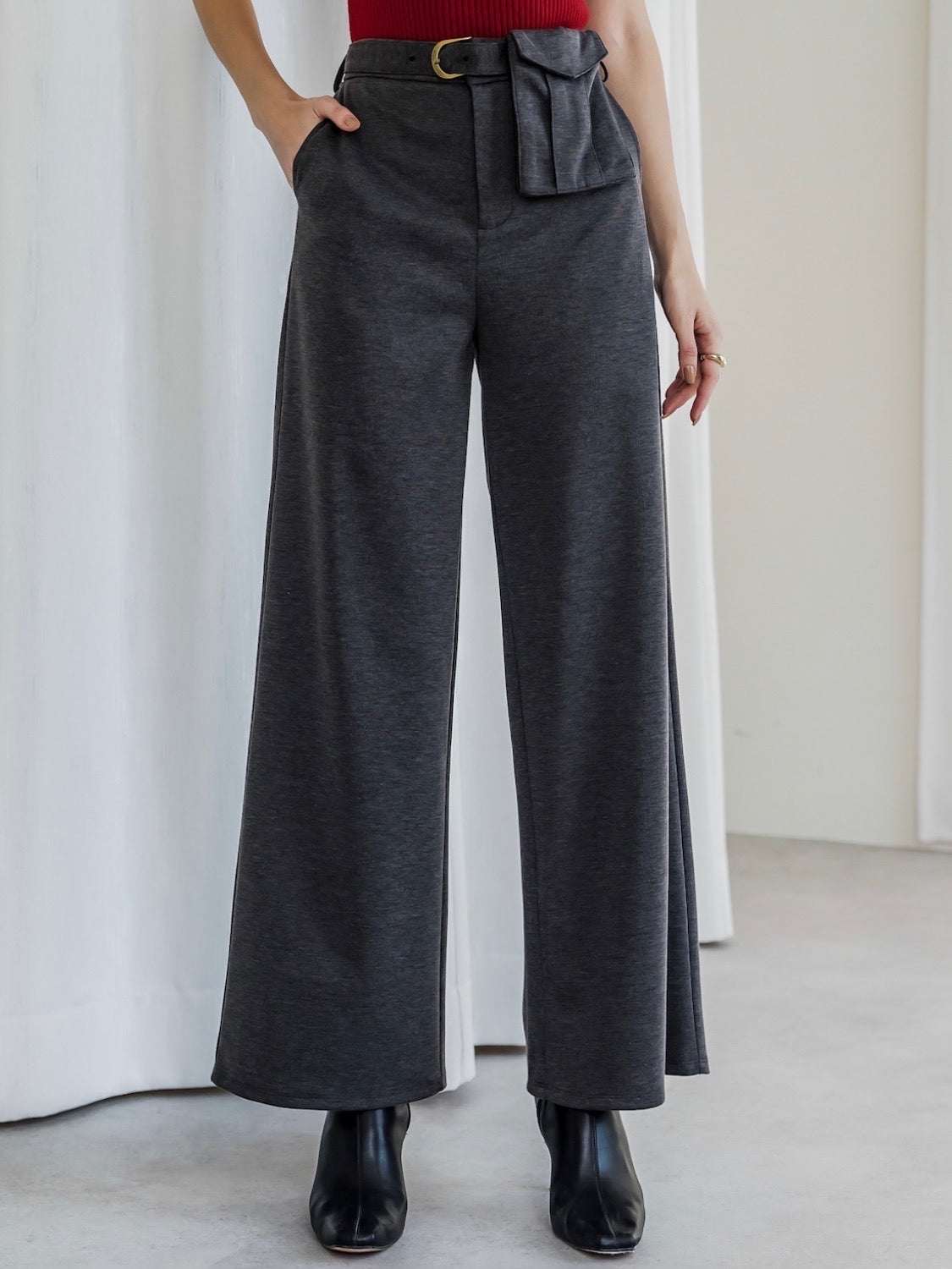 Waist-pouch セット ワイドパンツ