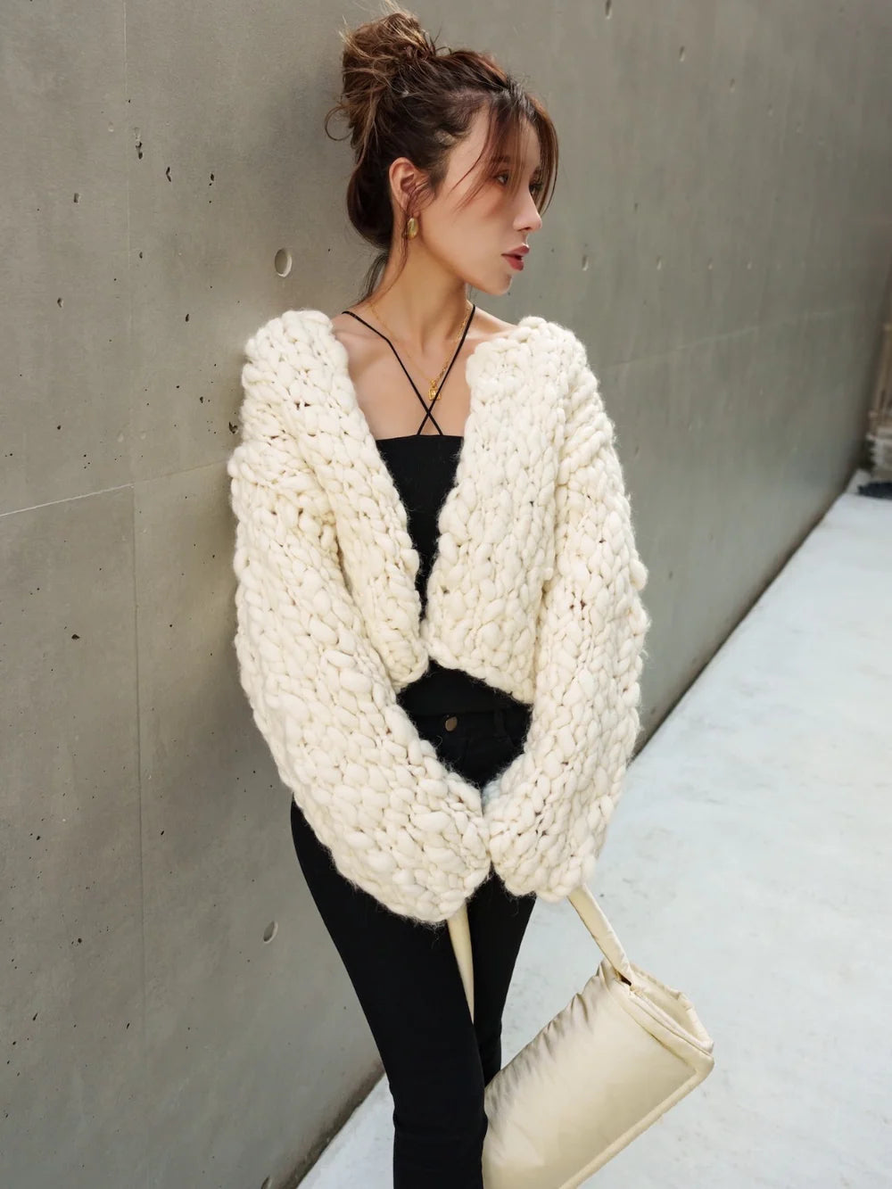 Puffer Nylon Shoulder Bag