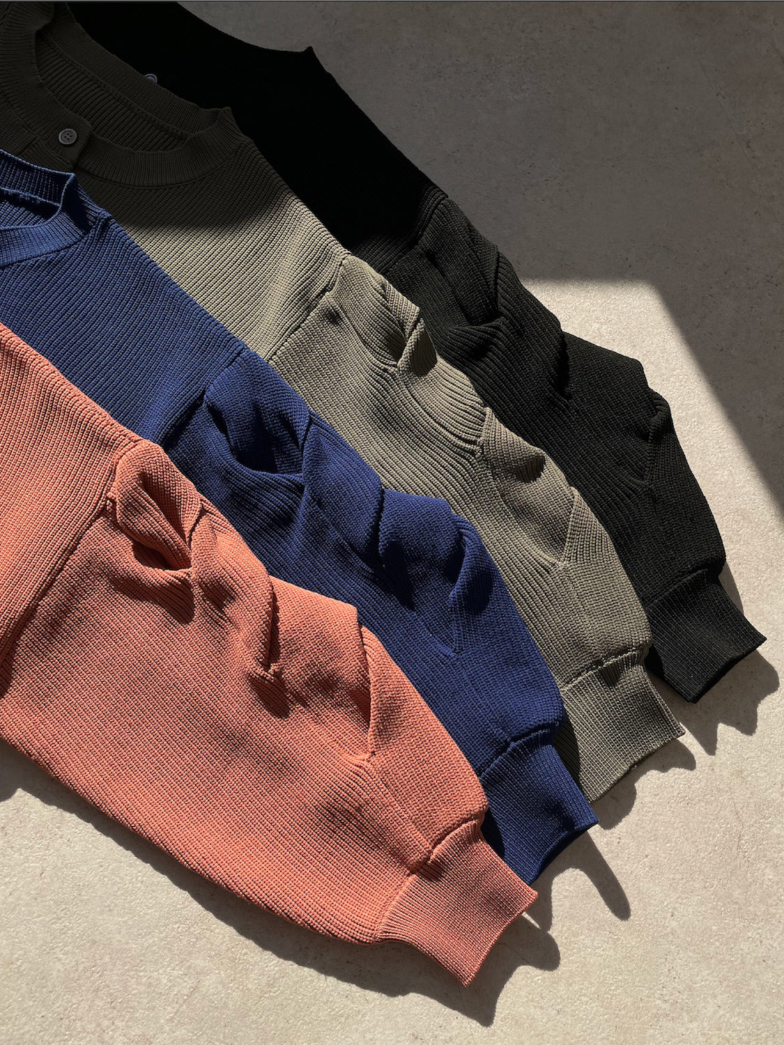 2way sleeve design cardigan
