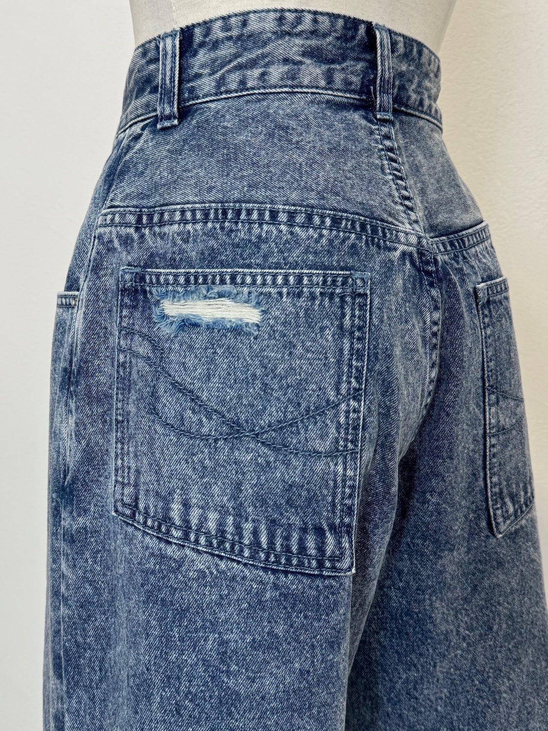 ダメージ ワイド DENIM