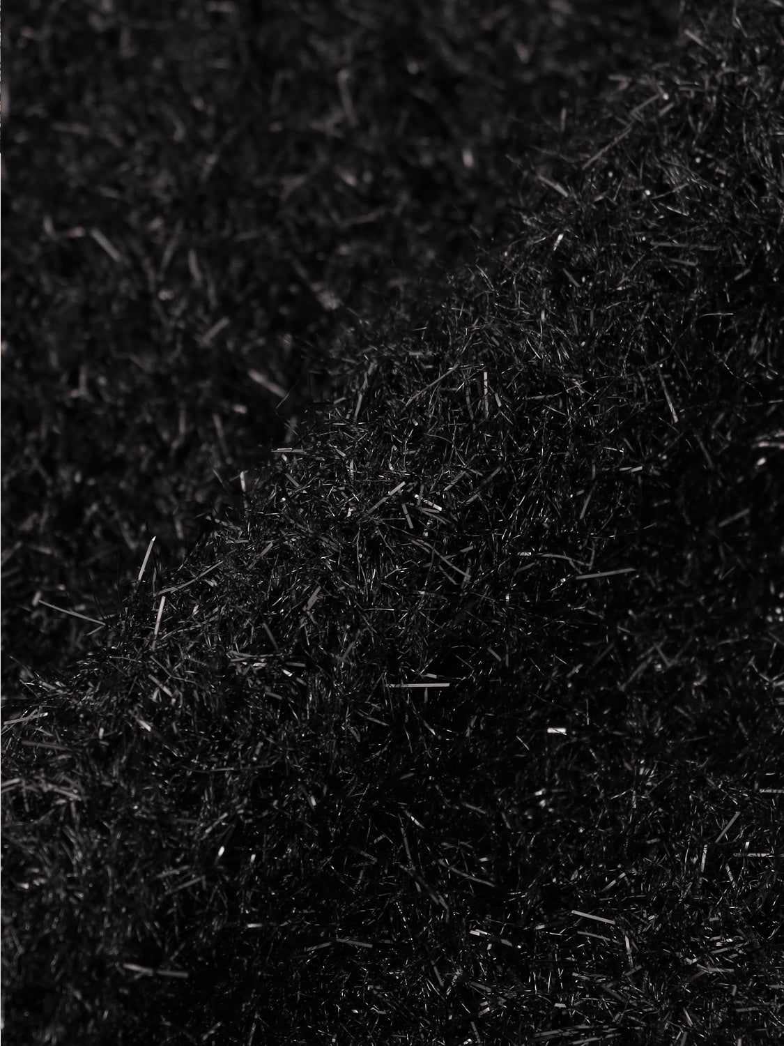 Cropped ラメ KNIT トップス