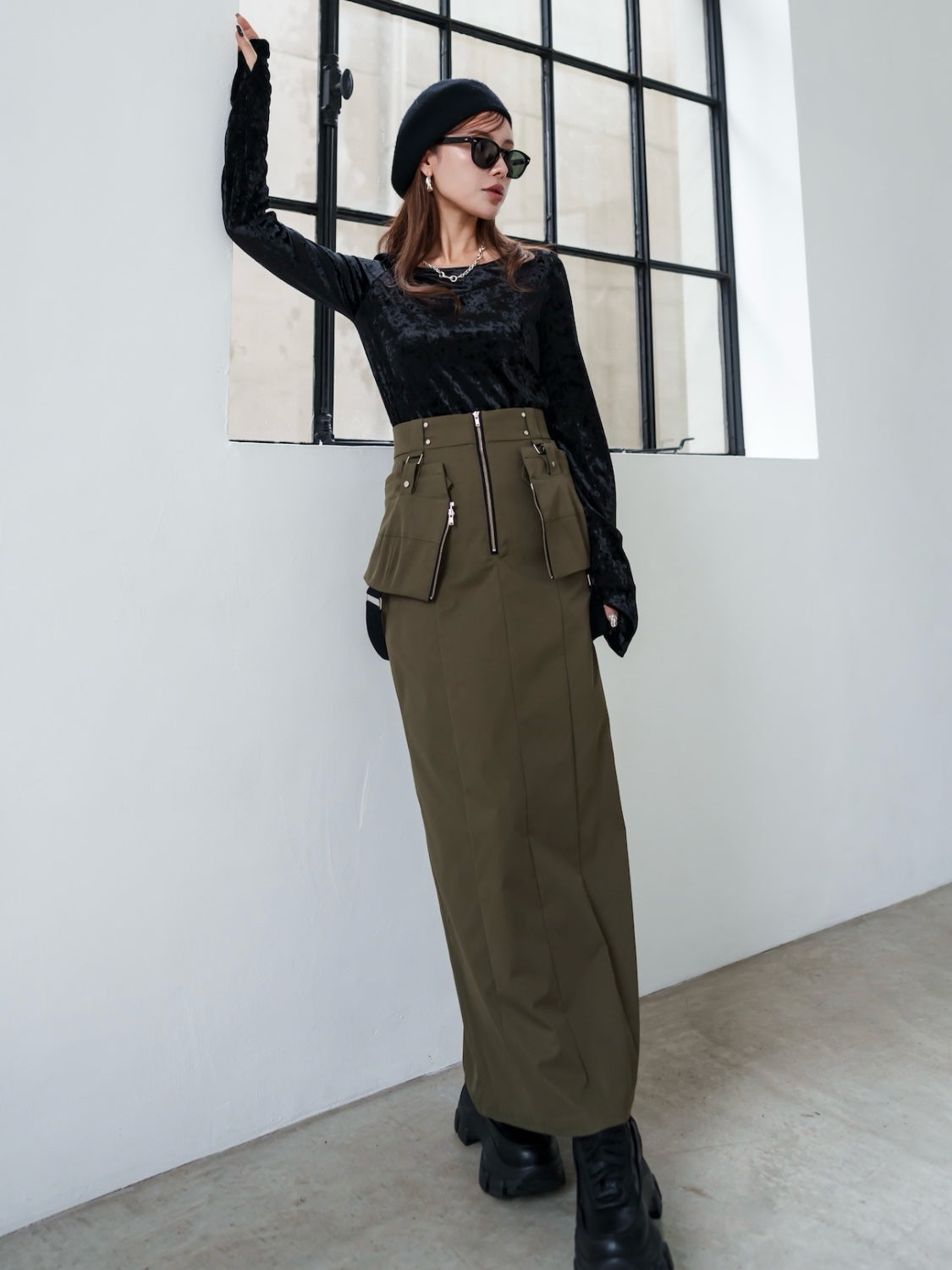 Crash velour ロングスリーブ