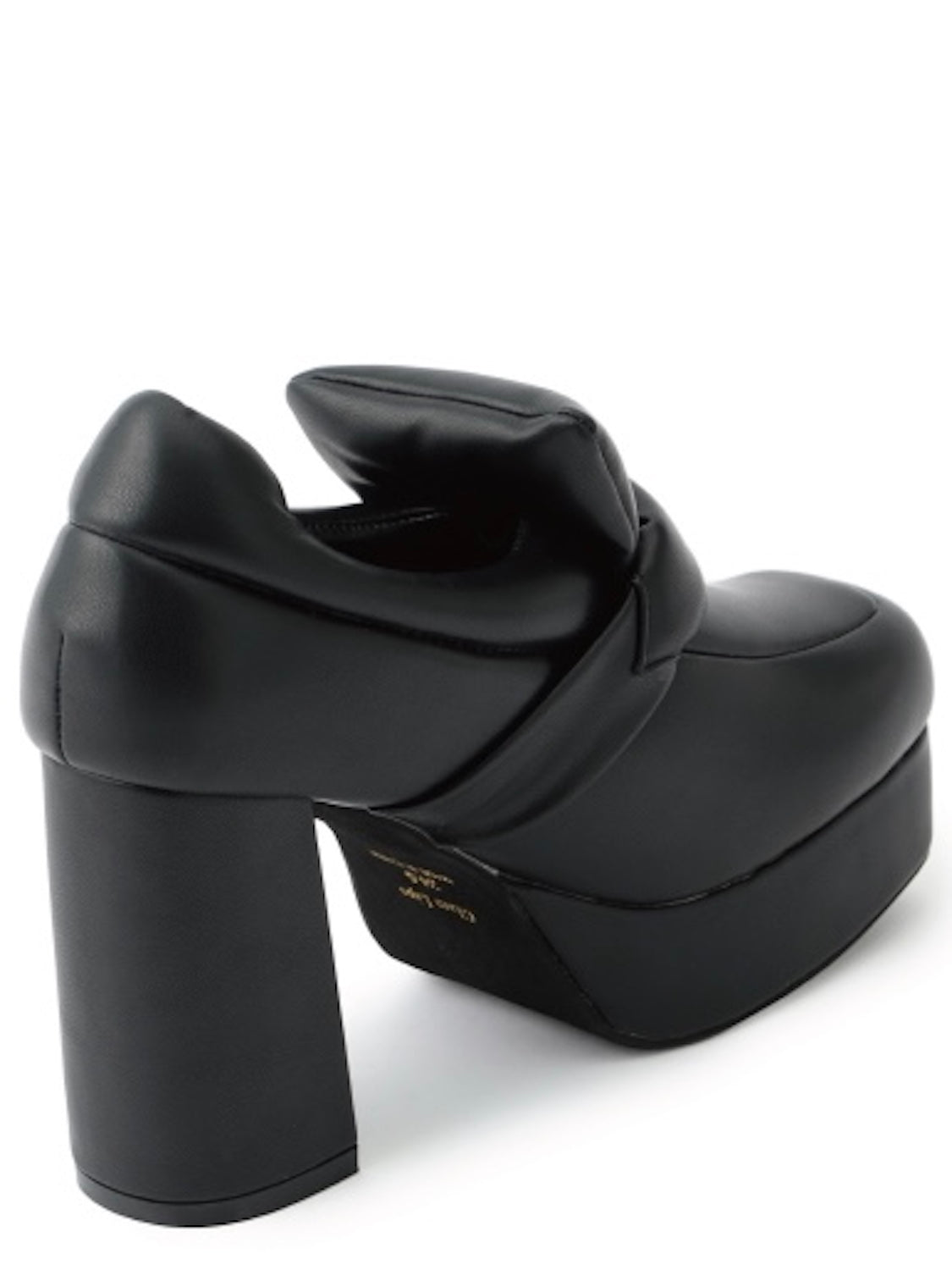 Padded High-heel Loafers