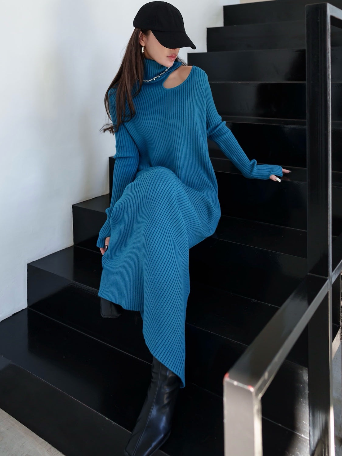 MODEL:159cm<br>COLOR:ブルー