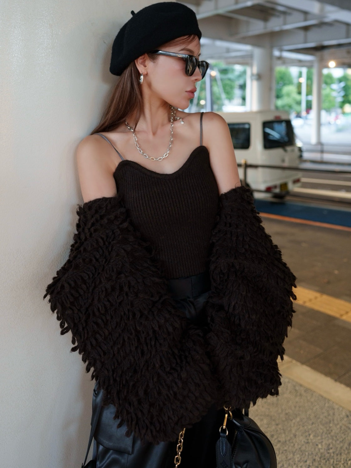 Loop Knit Bolero & Camisole Set