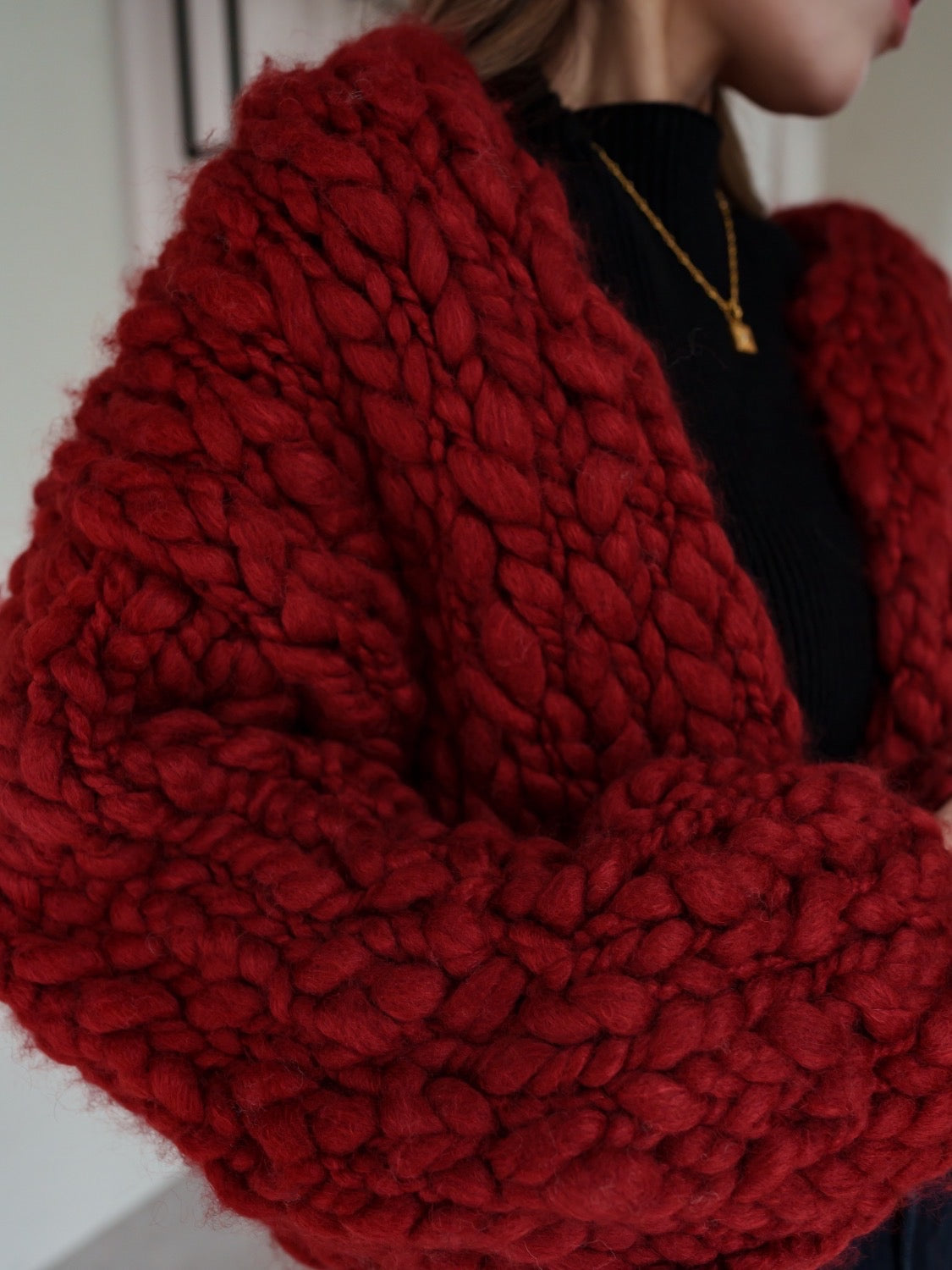ビッグスラブ クロップド Cardigan