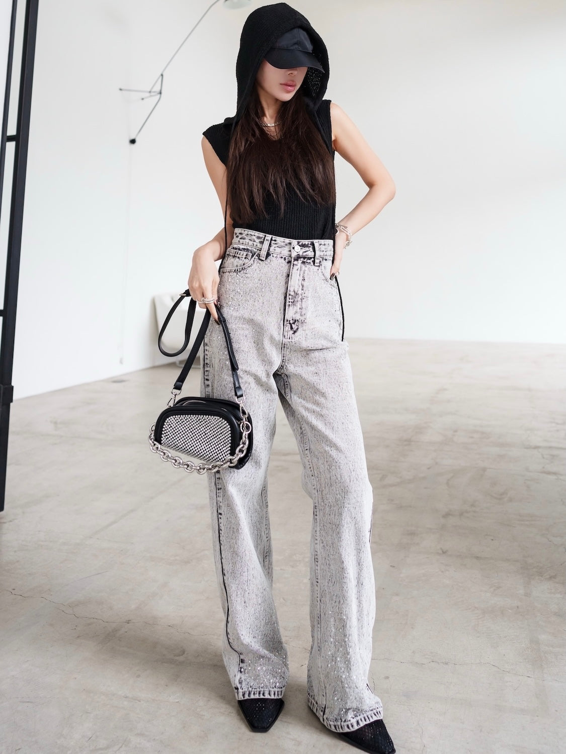 グラデストーン ストレート DENIM