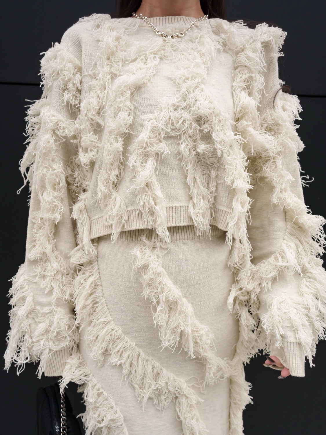 Wave Fringe Knit Setup