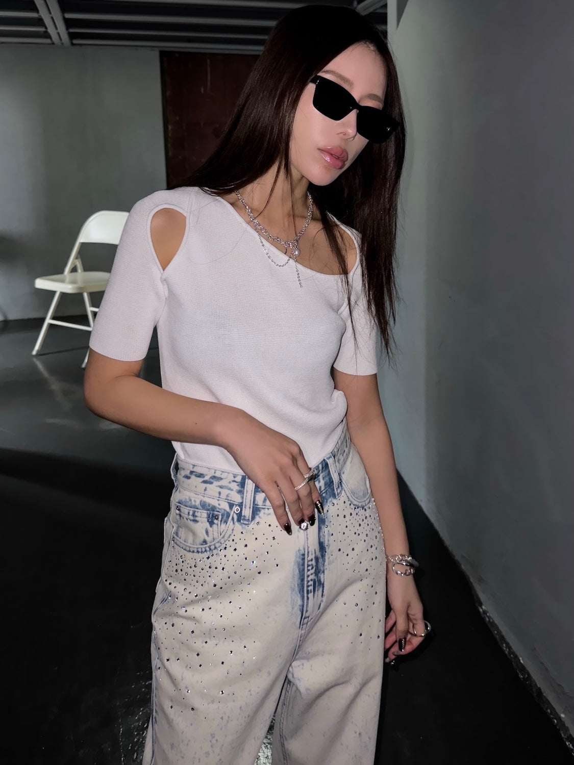 グラデストーン ストレート DENIM