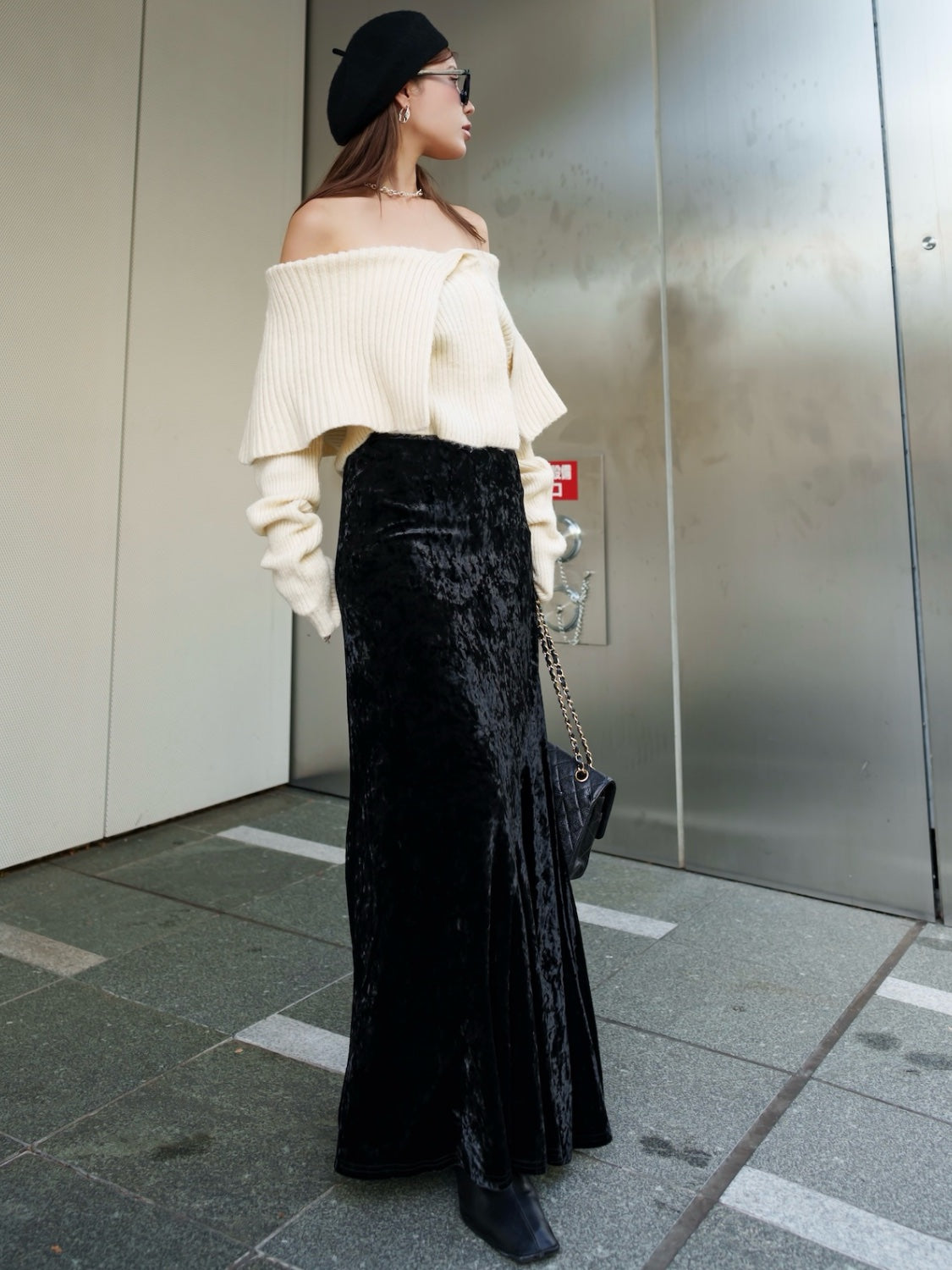 MODEL:159cm<br>COLOR:ブラック