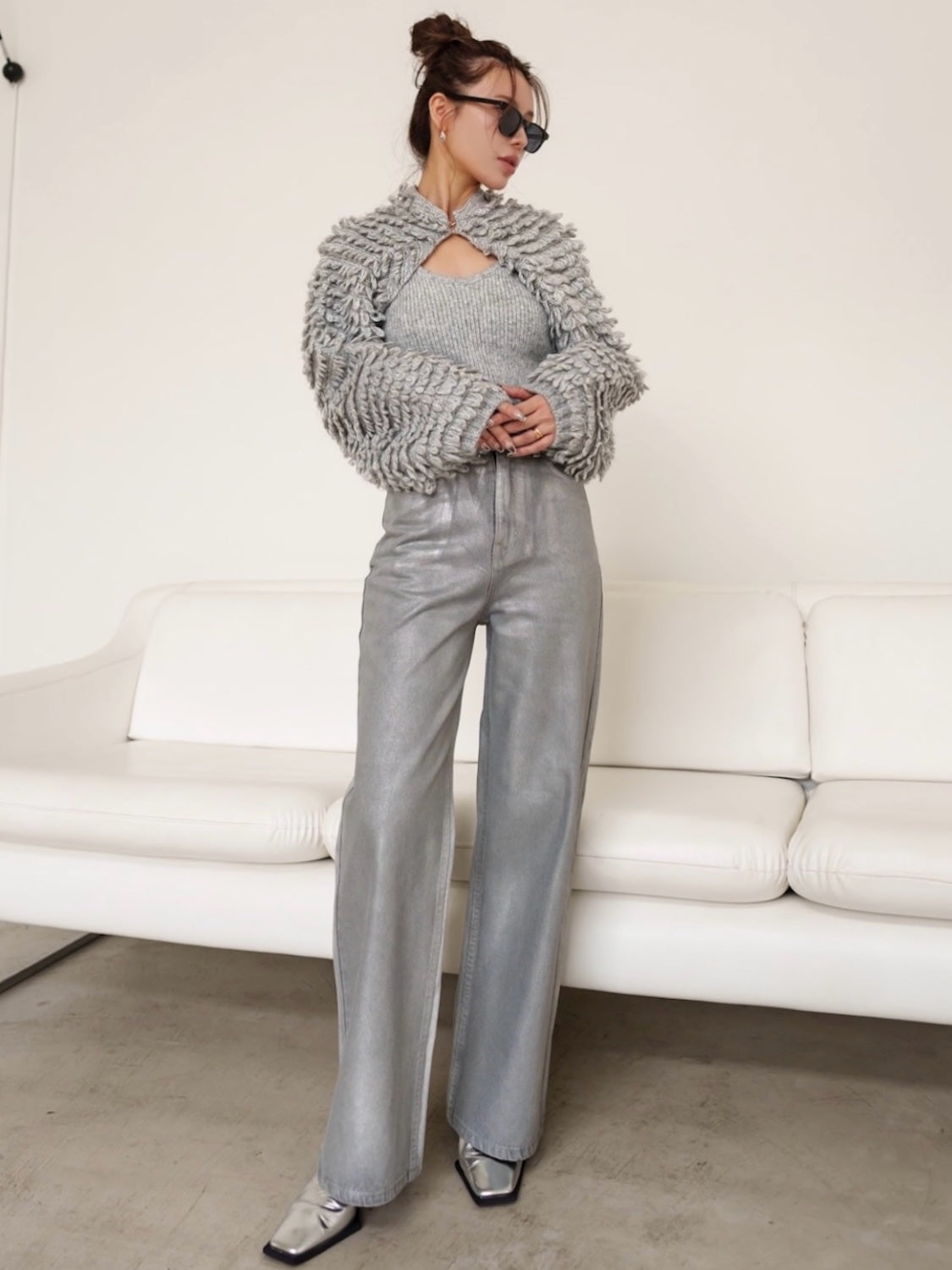 Loop Knit Bolero & Camisole Set